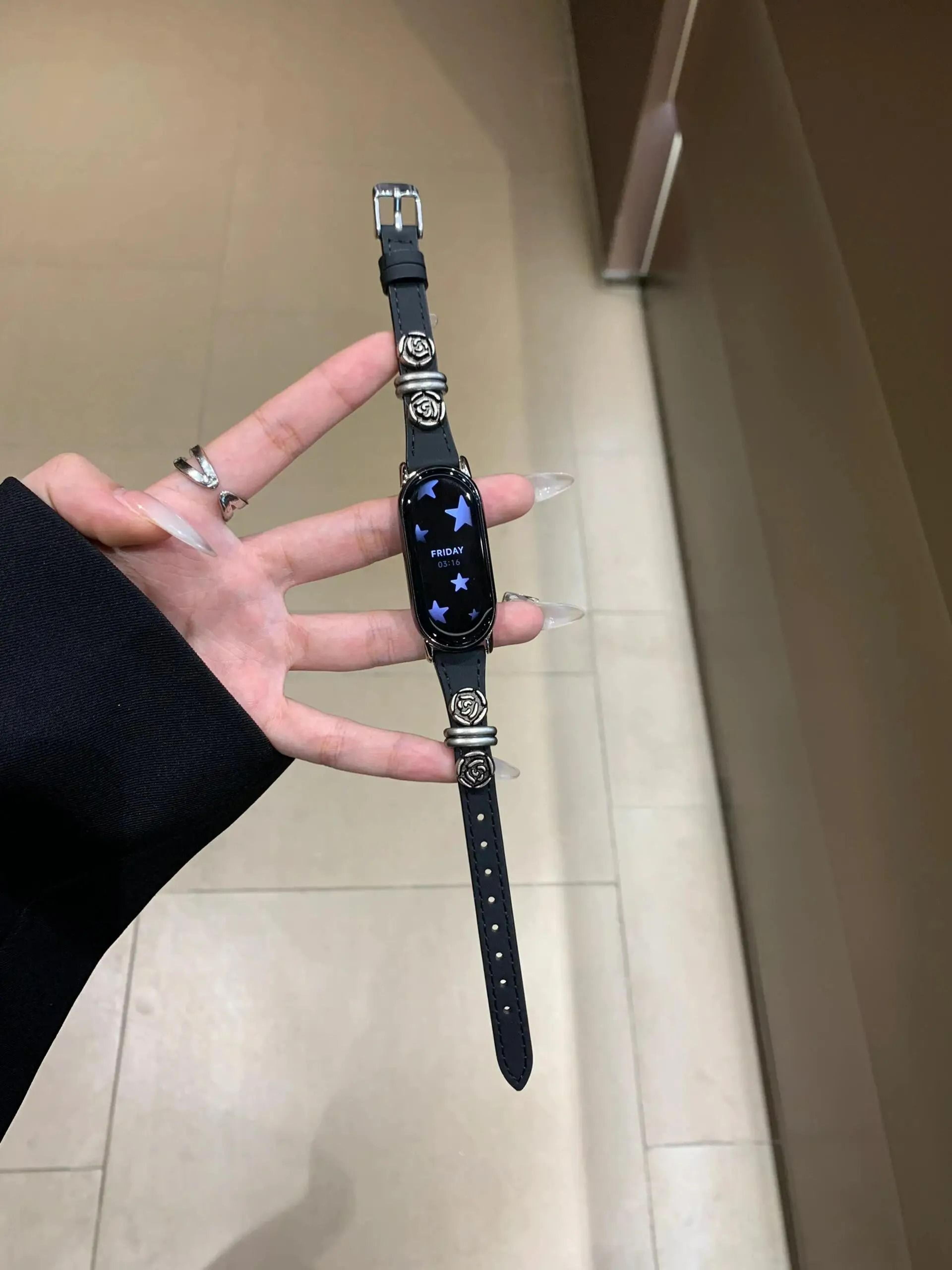 Magnetic Leather Loop Watch Strap For Xiaomi Smart Band 8 9  10 13