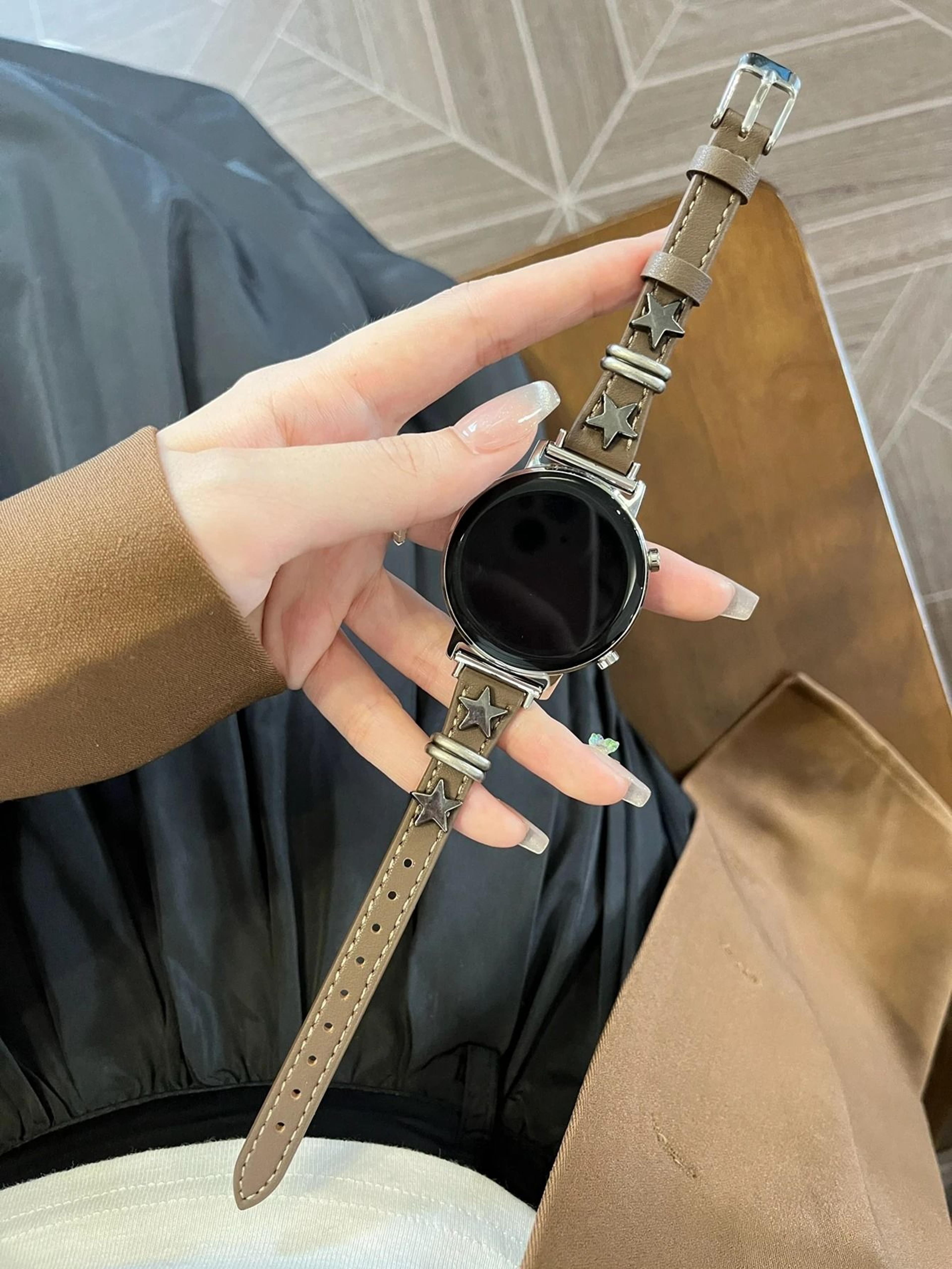 Magnetic Leather Loop Watch Strap For Samsung Galaxy Watch  Universal QuickRelease Watches 18mm 20m 12