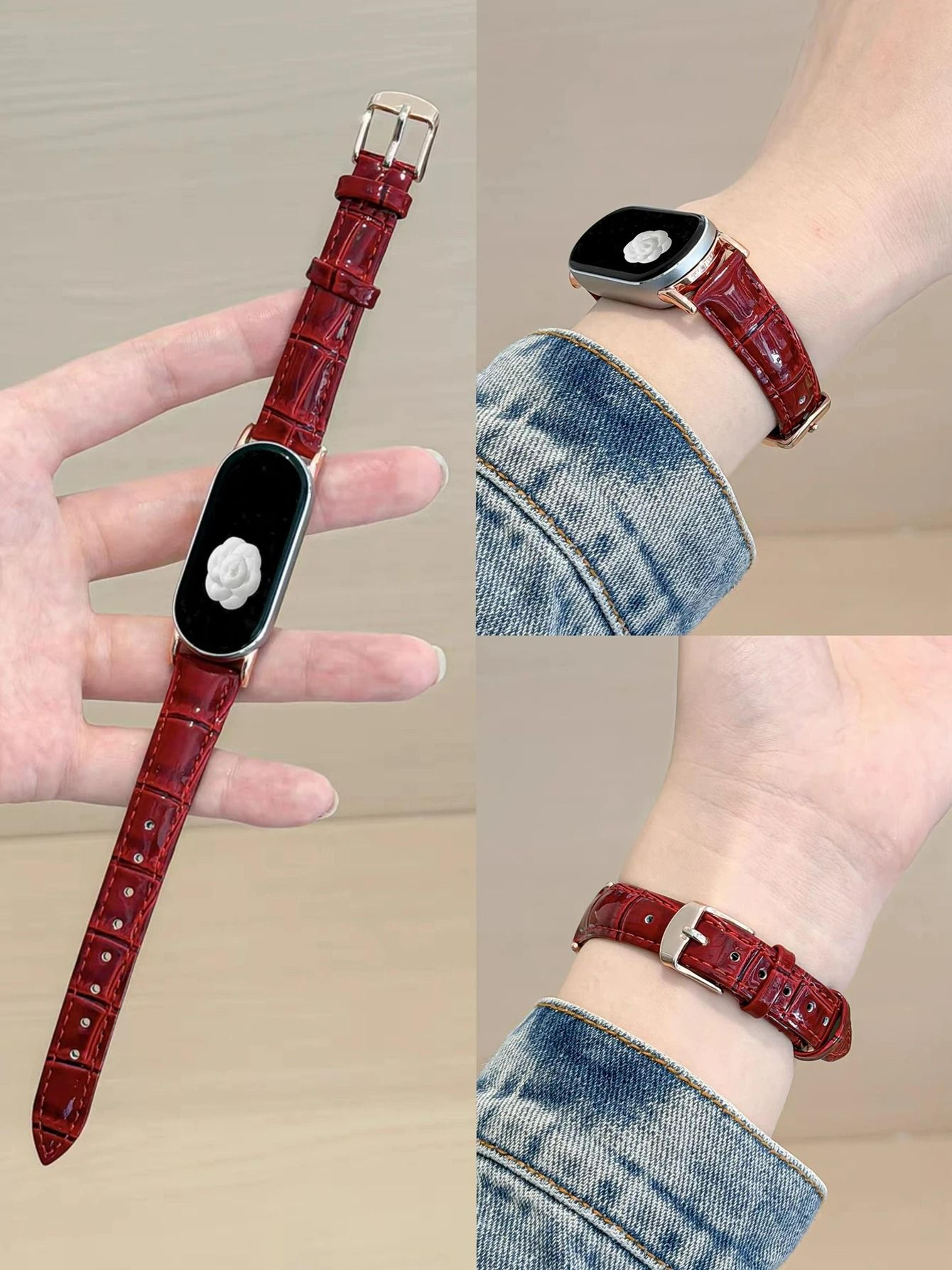 Smooth Leather Loop Magnetic Strap For Xiaomi Smart Band 8 9  10 0