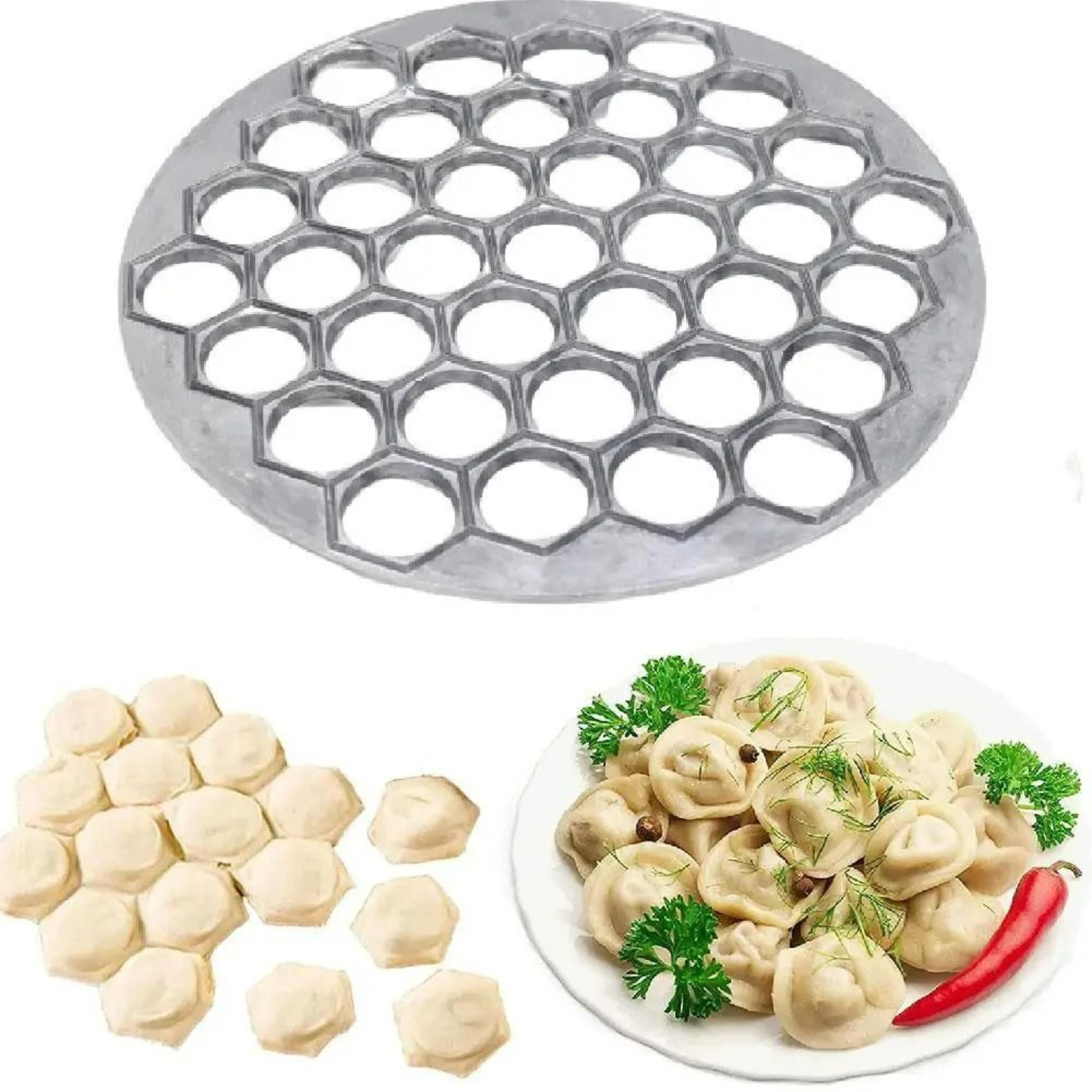 37Hole HeavyDuty Aluminum Dumpling  Pelmeni Mold 1
