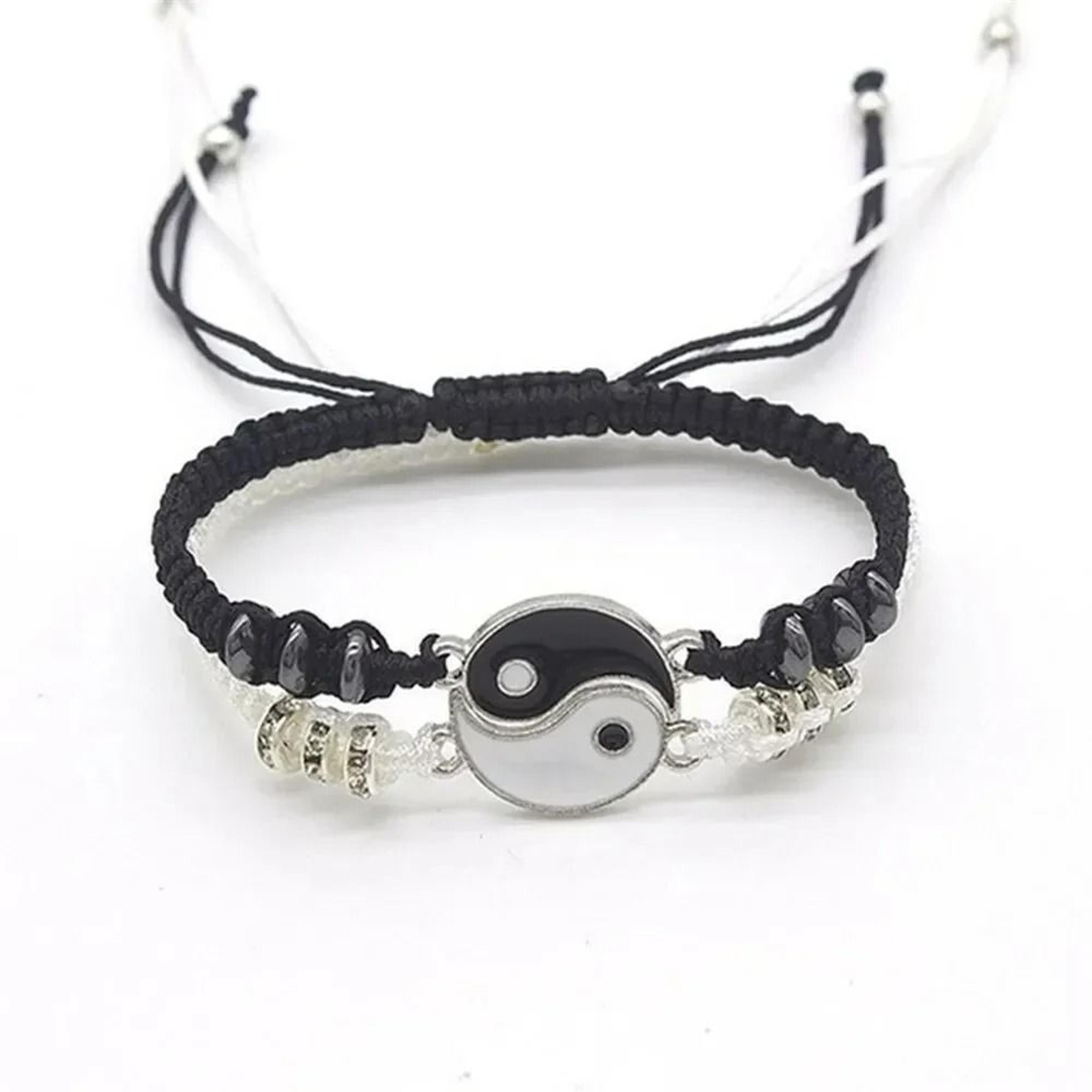 Adjustable Yin Yang Tai Chi Couple Bracelet Set 2
