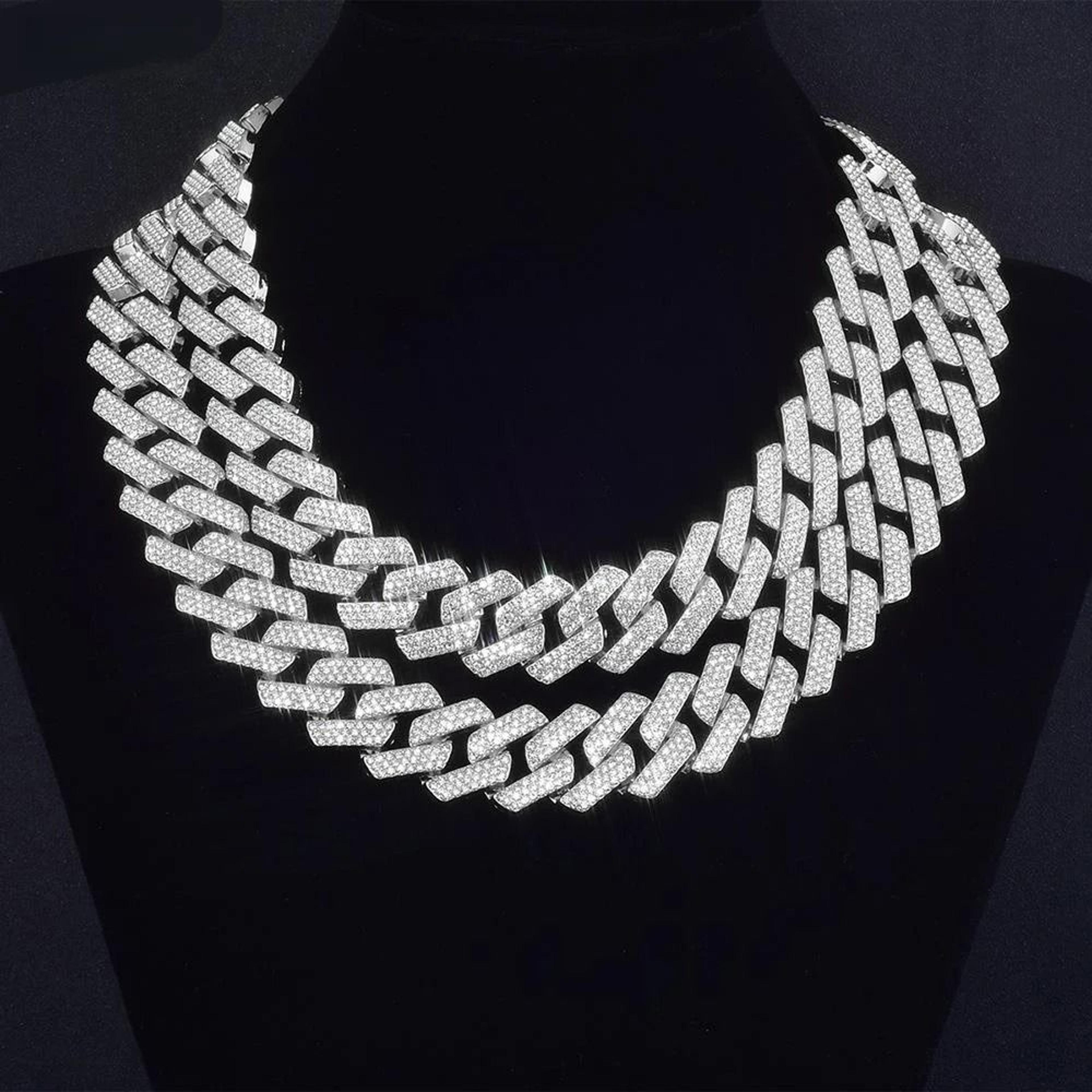 Iced Out 3Row Micro Pave CZ Cuban Link Chain 3