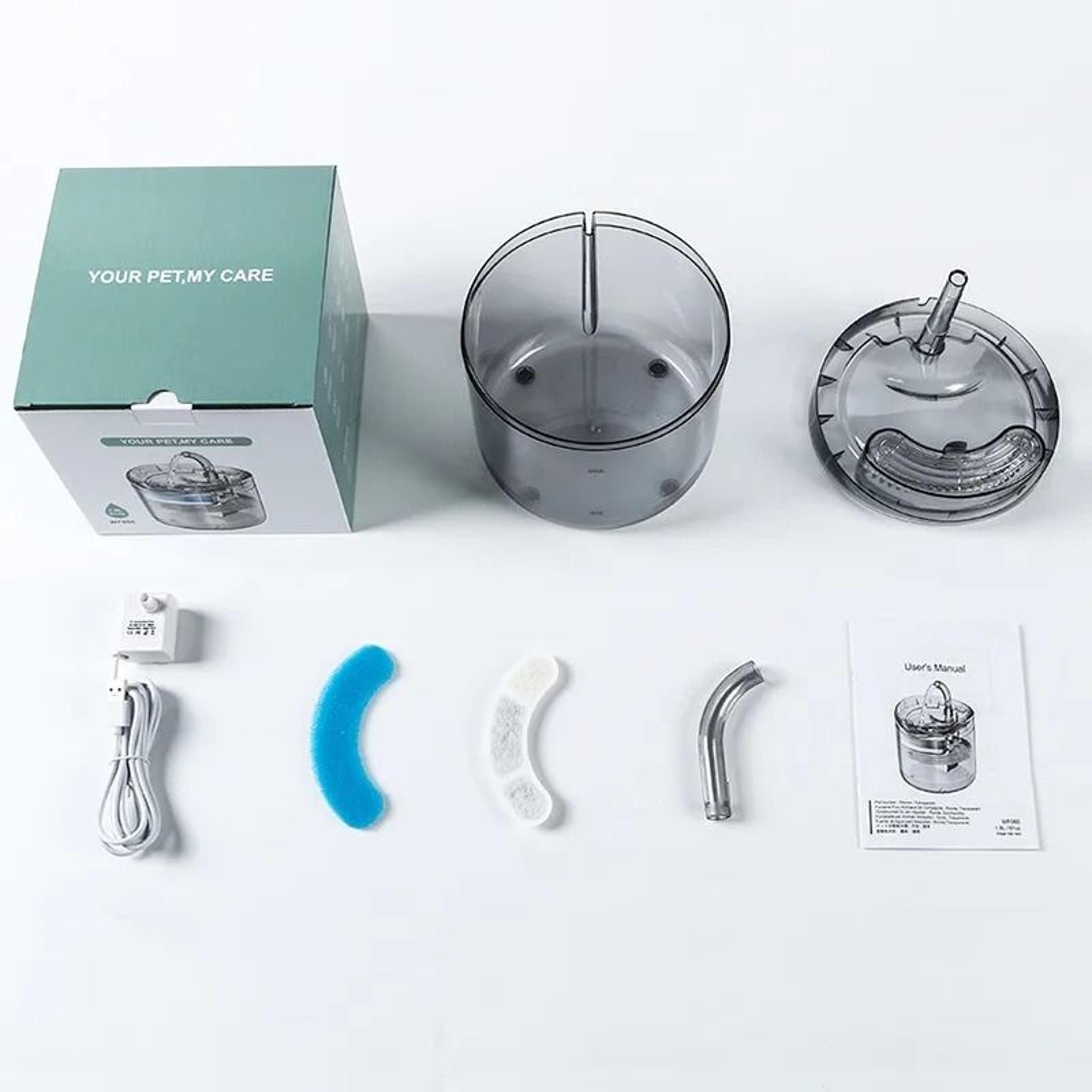 Automatic Smart Quiet Tilted Cat Water Fountain 4