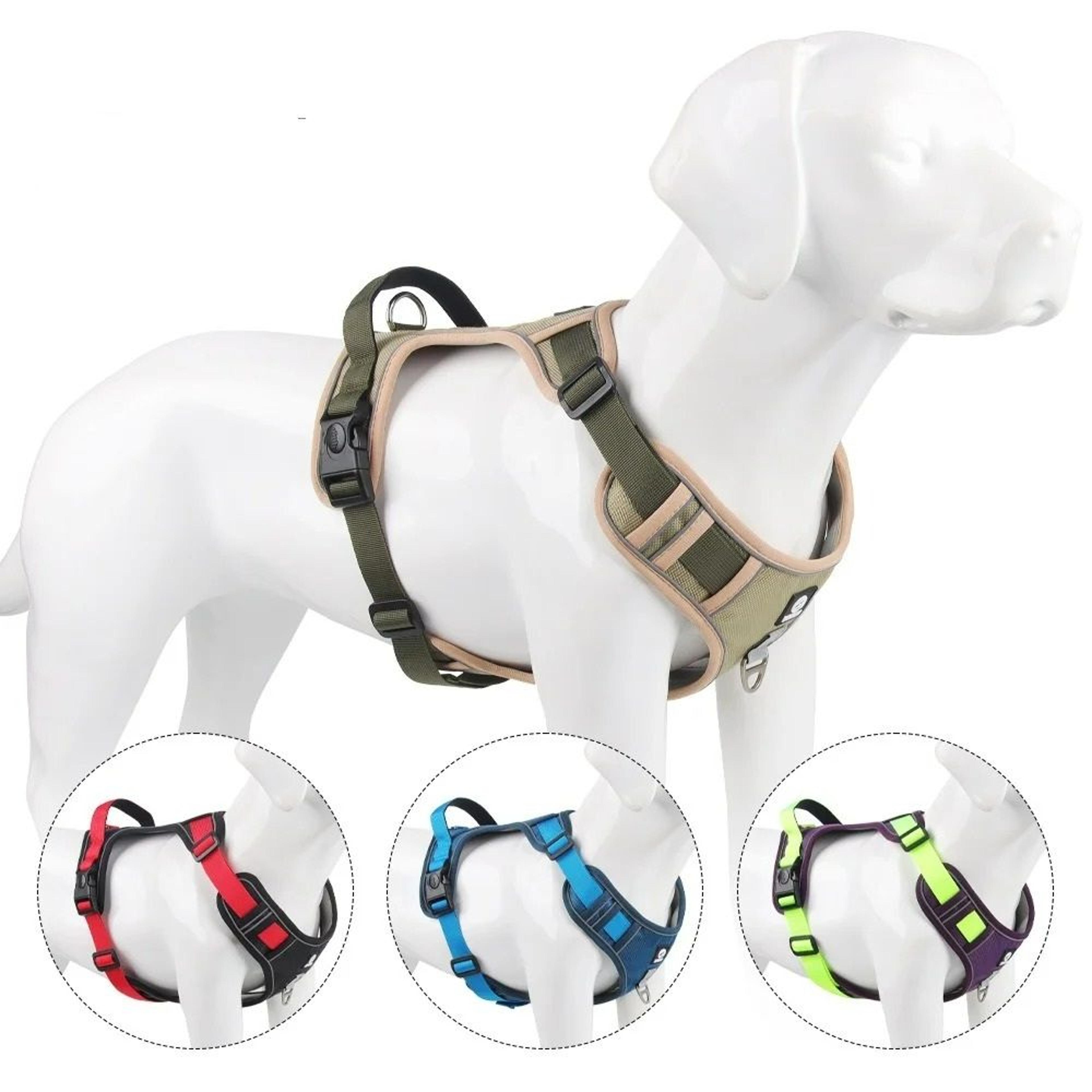 reflective adjustable army oxford dog training vest harness