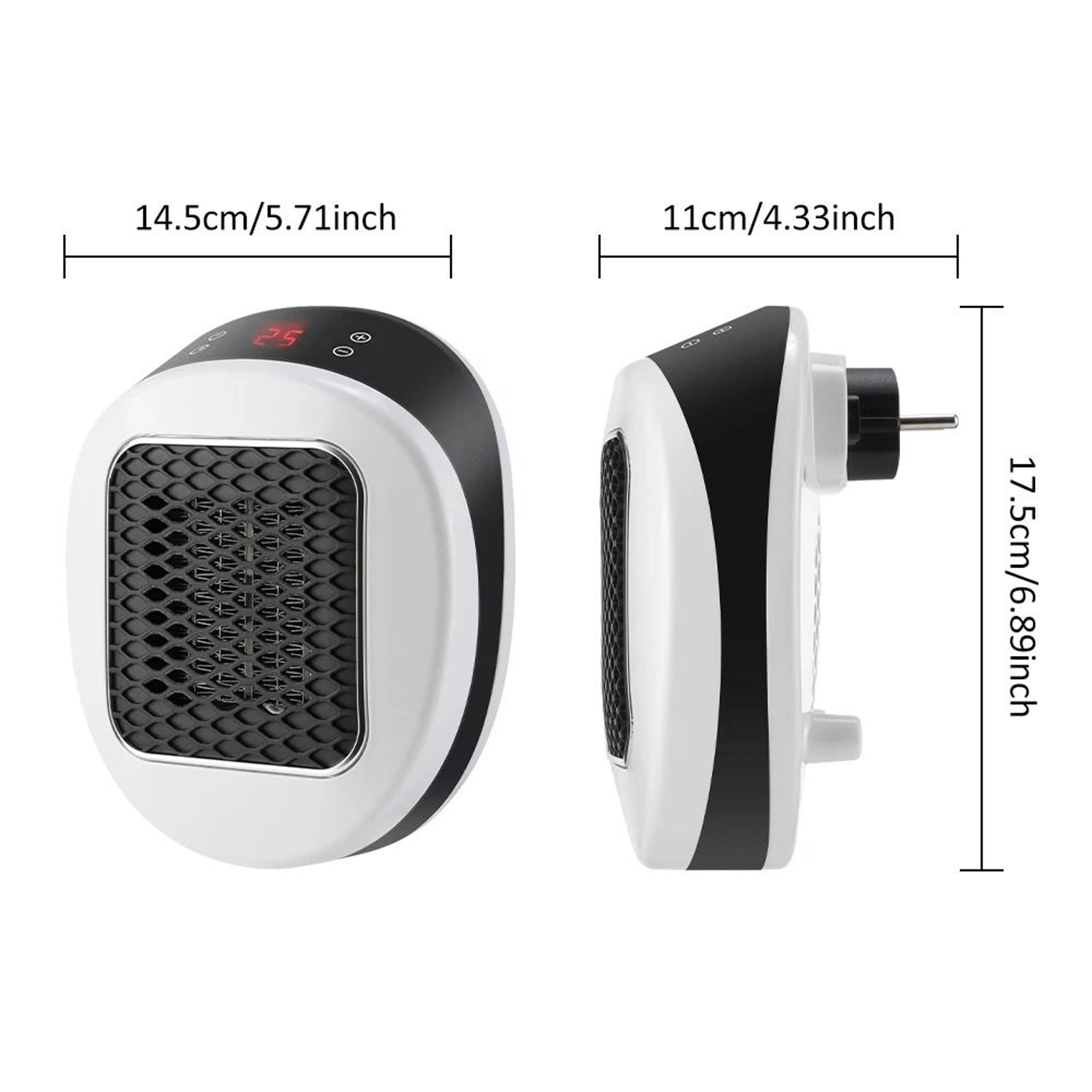 Wall Outlet PlugIn Electric Space Heater With Remote Control 5