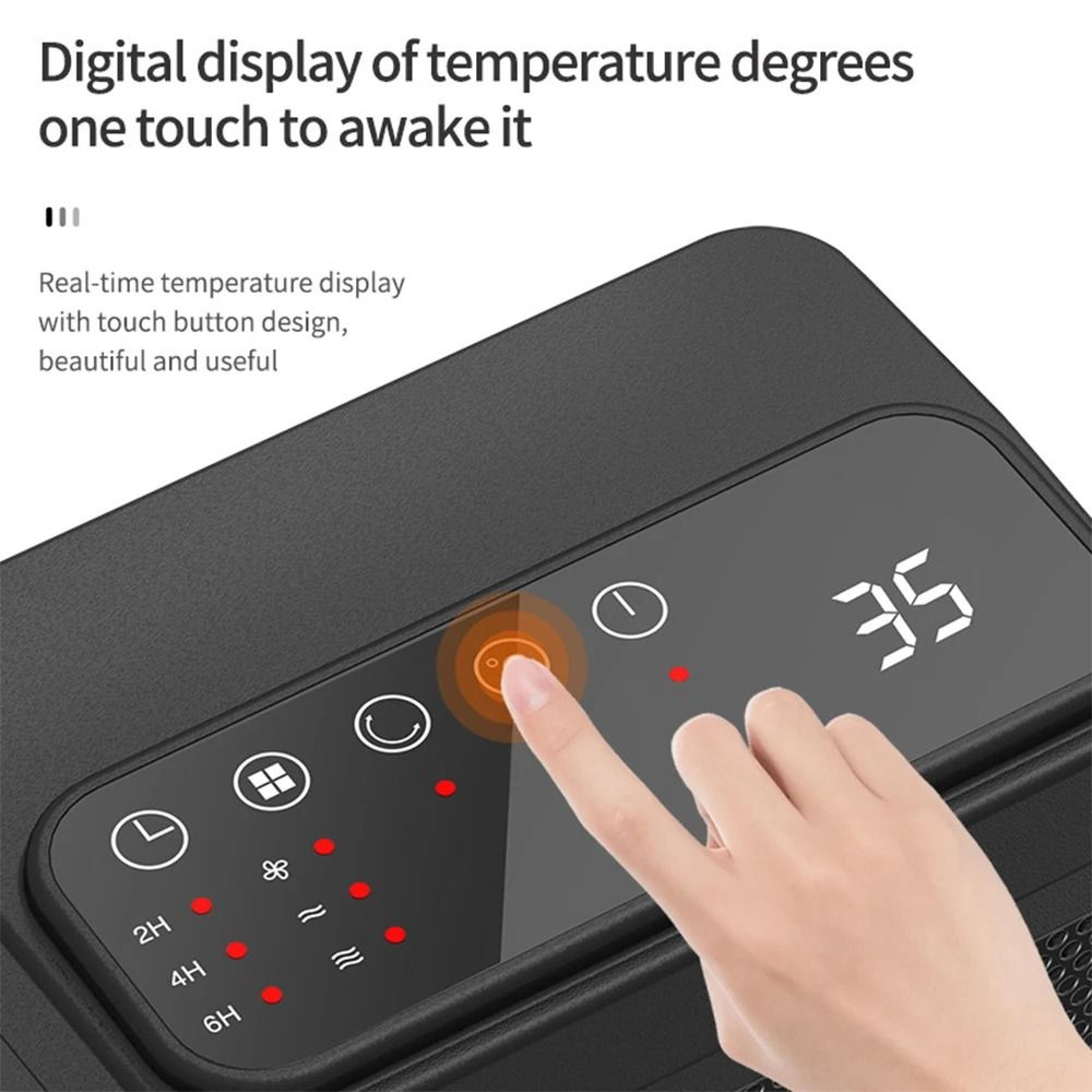 Portable Oscillating PTC Fan Heater With Remote Control 3