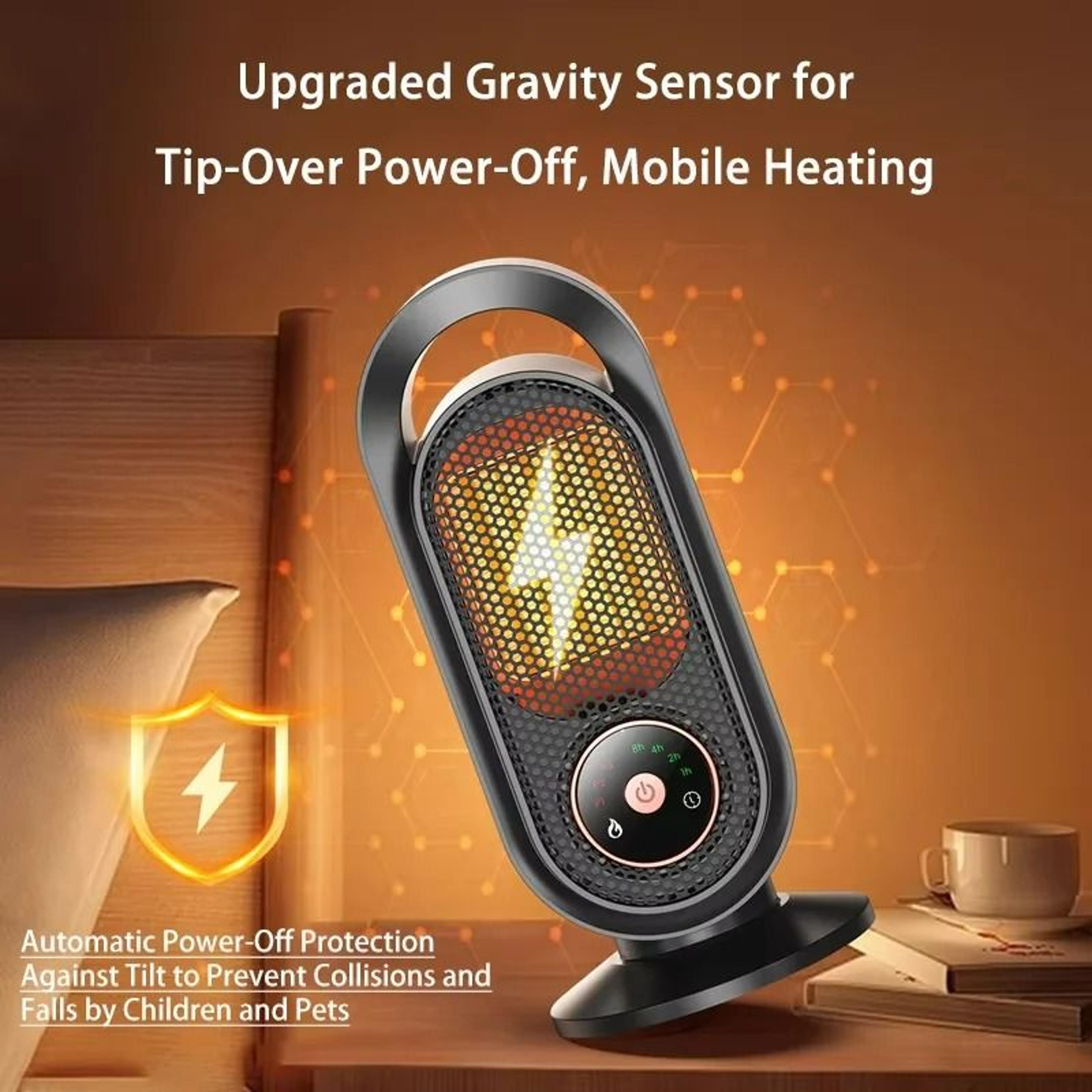 1000W Portable PTC Ceramic Small Space Heater 3