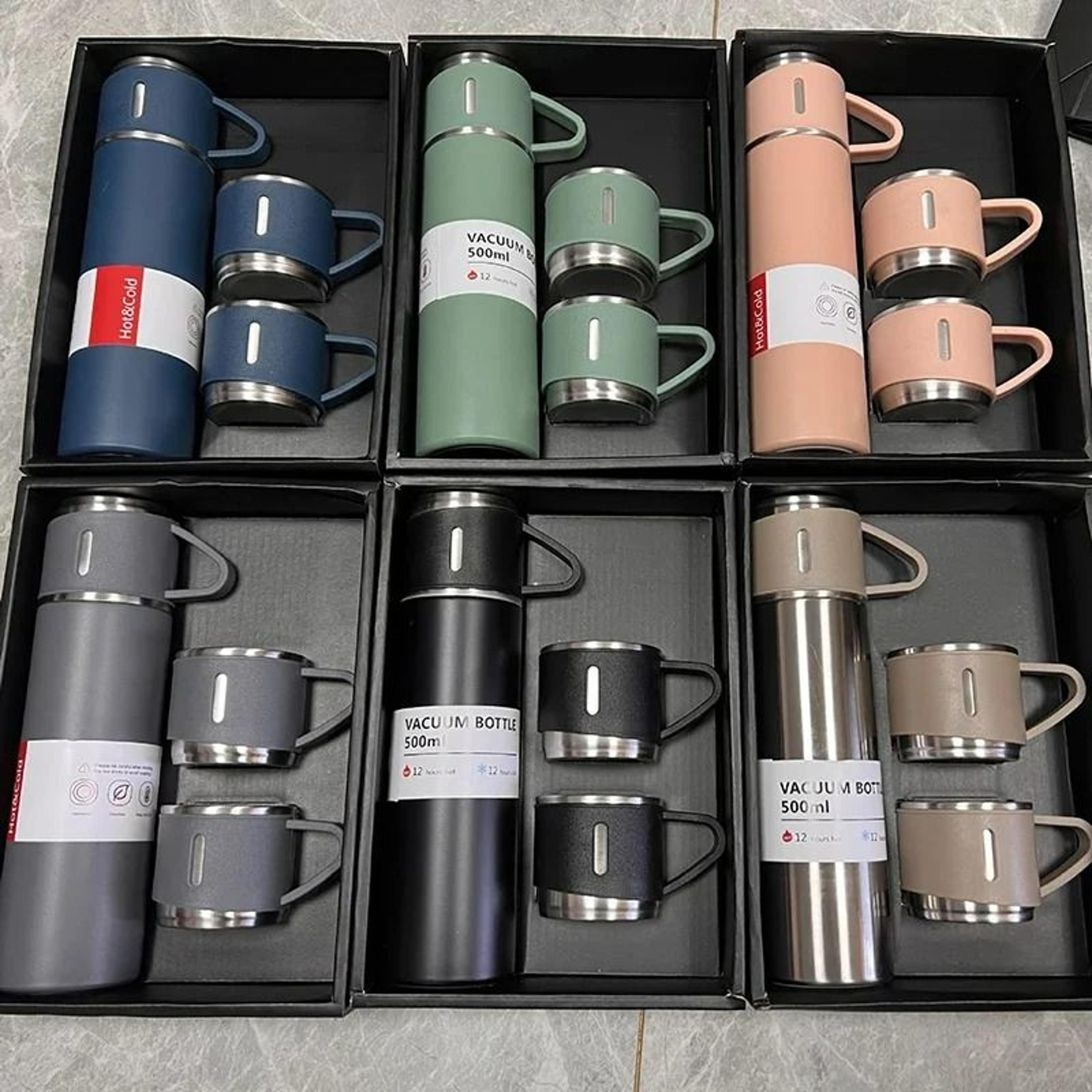Stainless Steel Vacuum Flask Gift Set 1