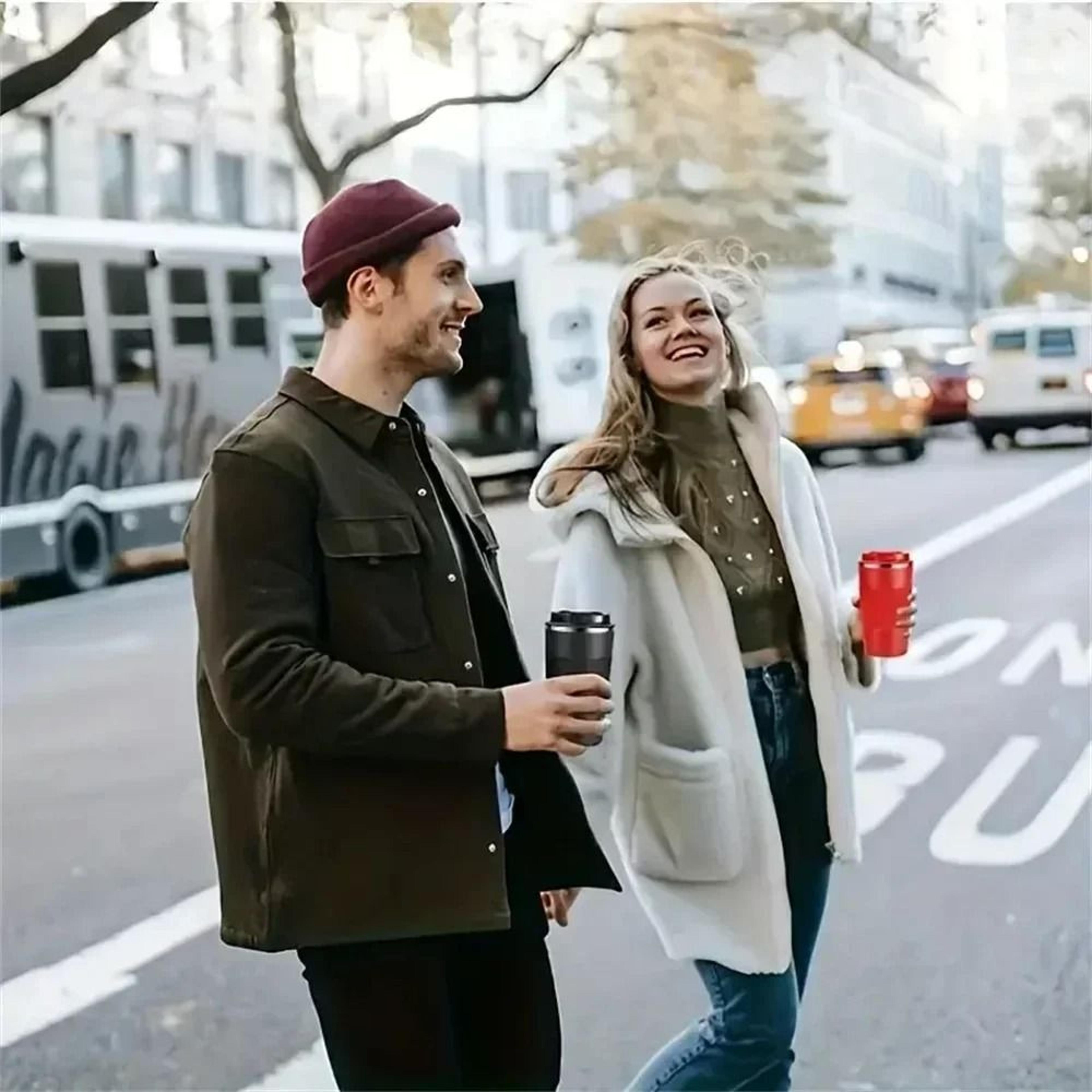 DoubleWall Stainless Steel Travel Coffee Mug  Thermo Cup 3