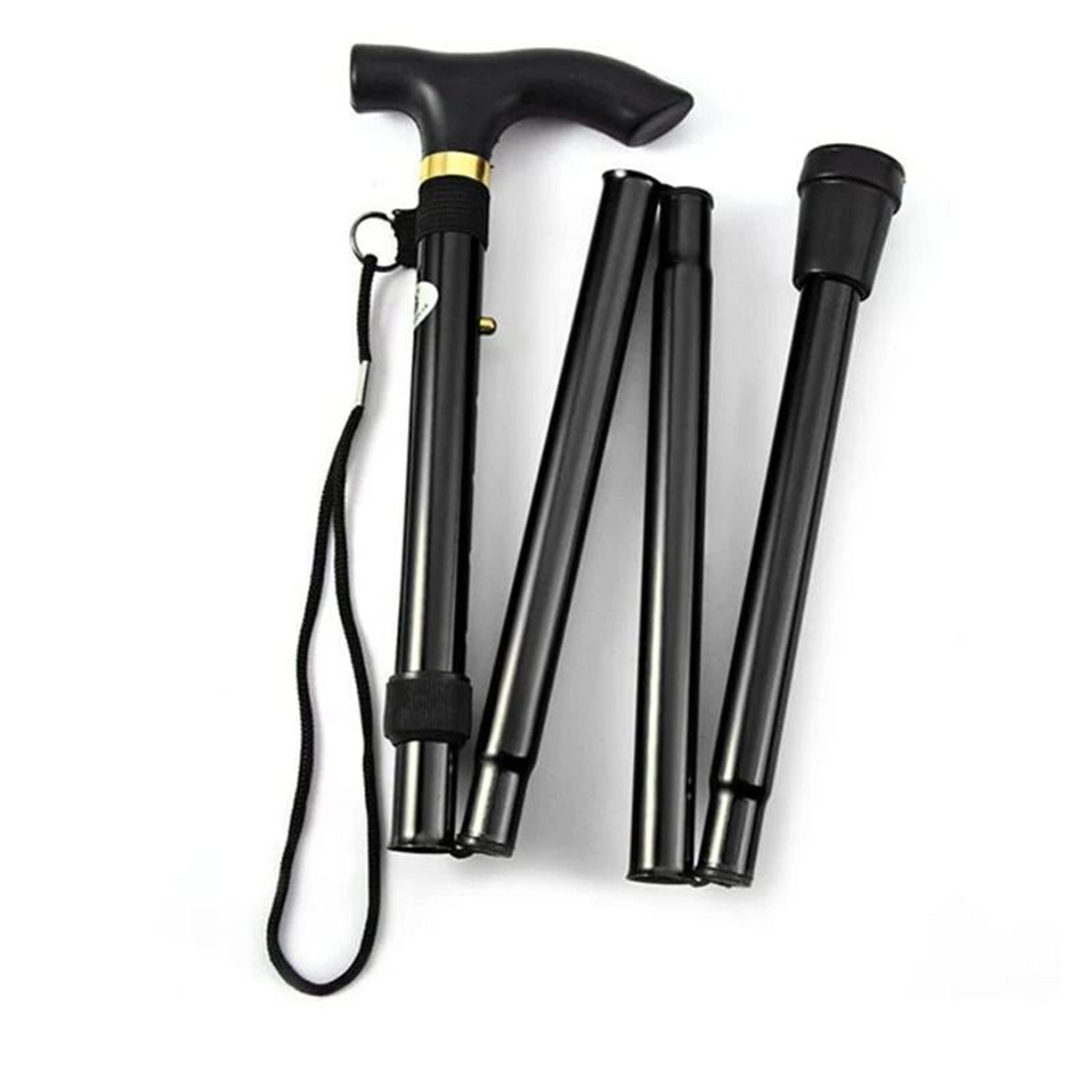 telescopic folding aluminum alloy walking stick & trekking pole