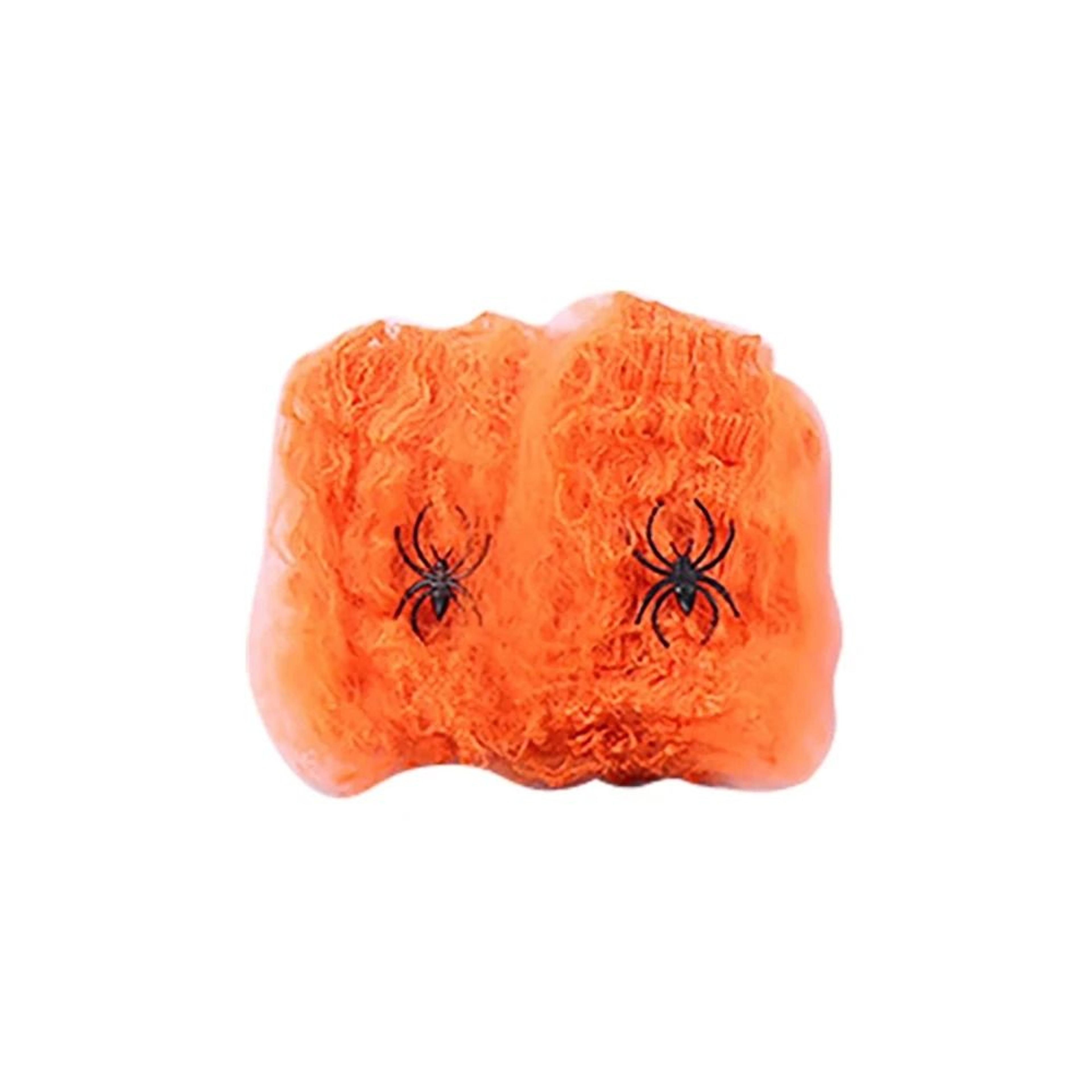 Stretchy Artificial Halloween Cobweb  Fake Spider Web Decor 8