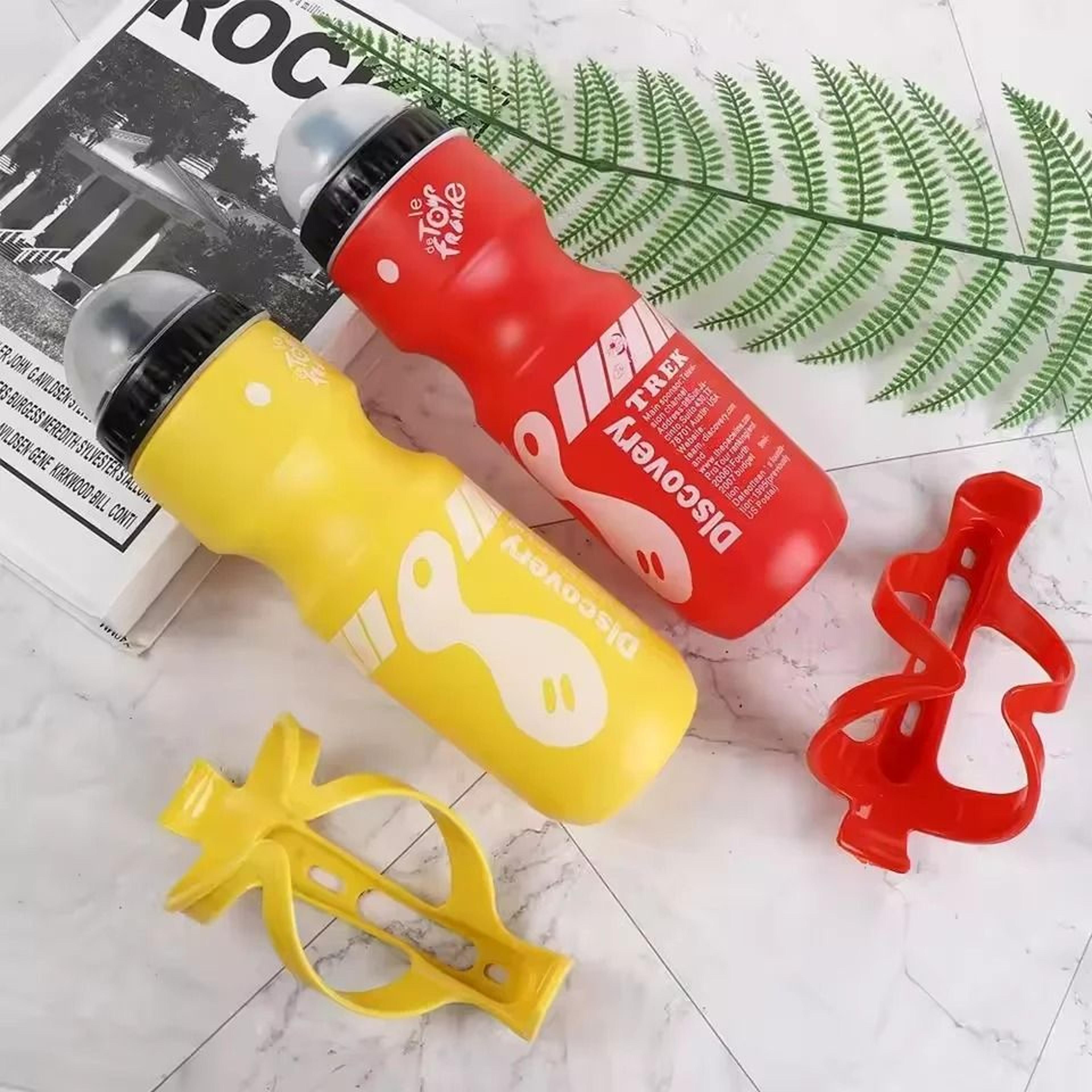 750ml Bicycle Water Bottle  Universal Holder Cage Combo 3
