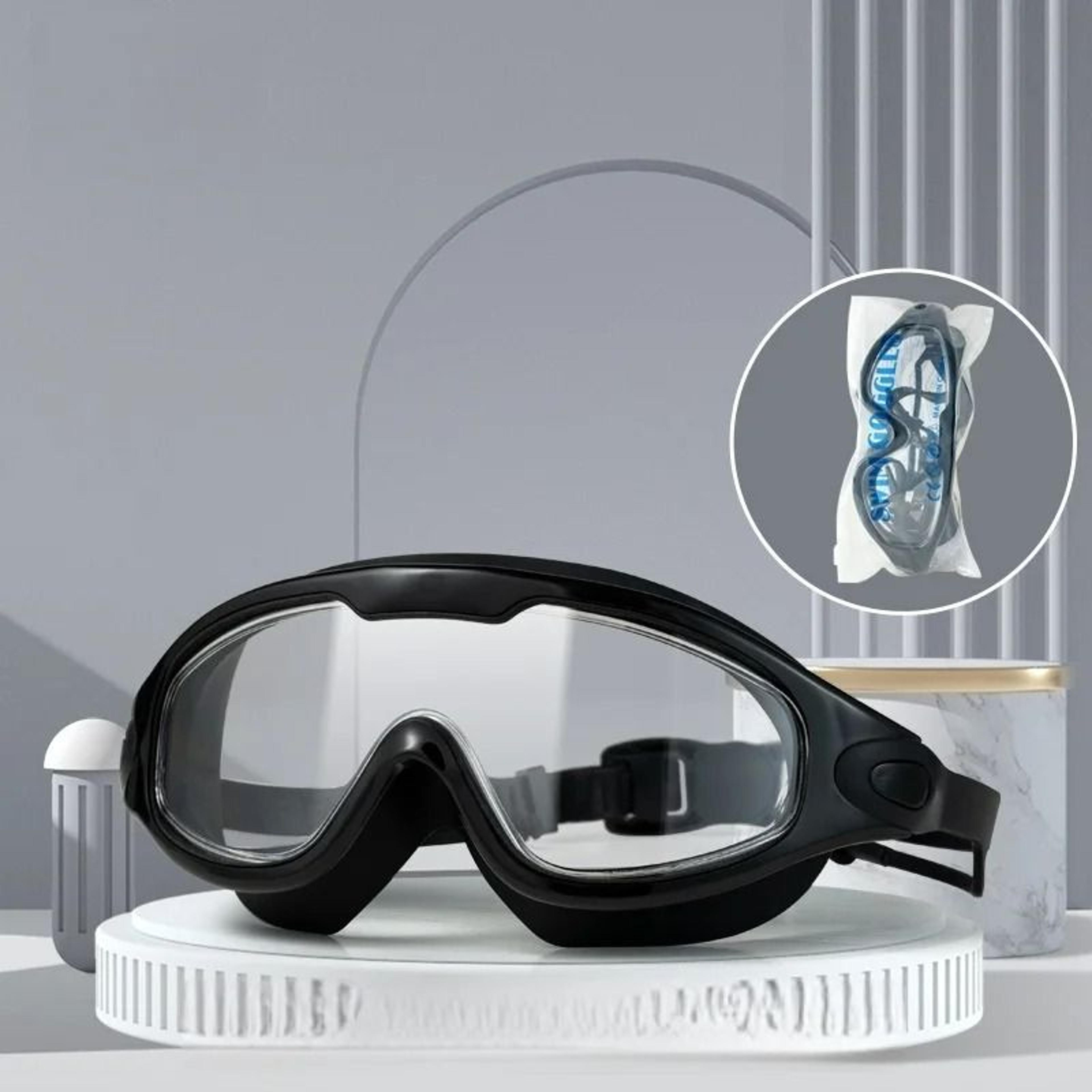 Pro HD AntiFog Electroplating Large Frame Swimming Goggles 7