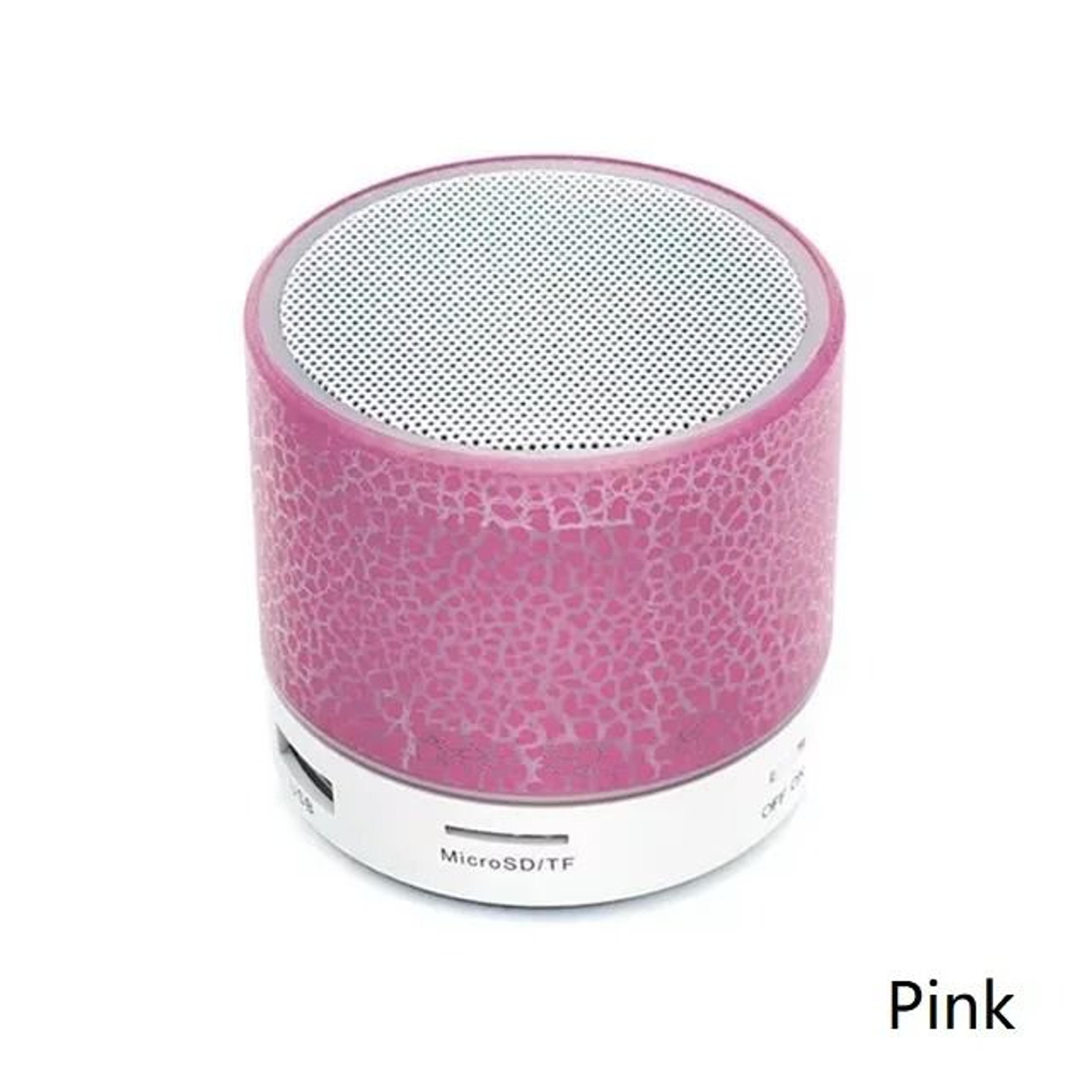 Mini Crackle LED Wireless Bluetooth Speaker 7