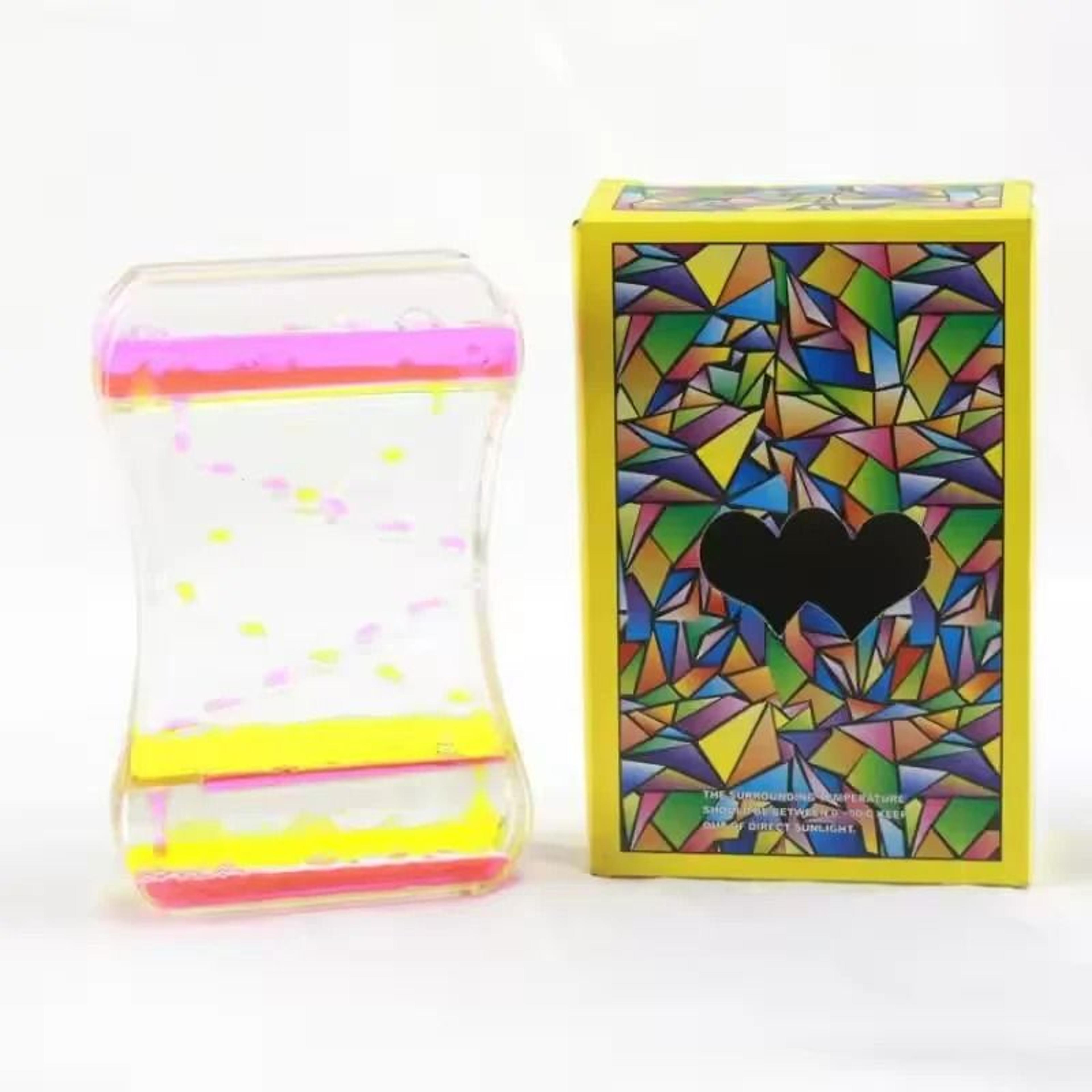 Creative TwoColor Liquid Motion Oil Drop Ladder Timer 6