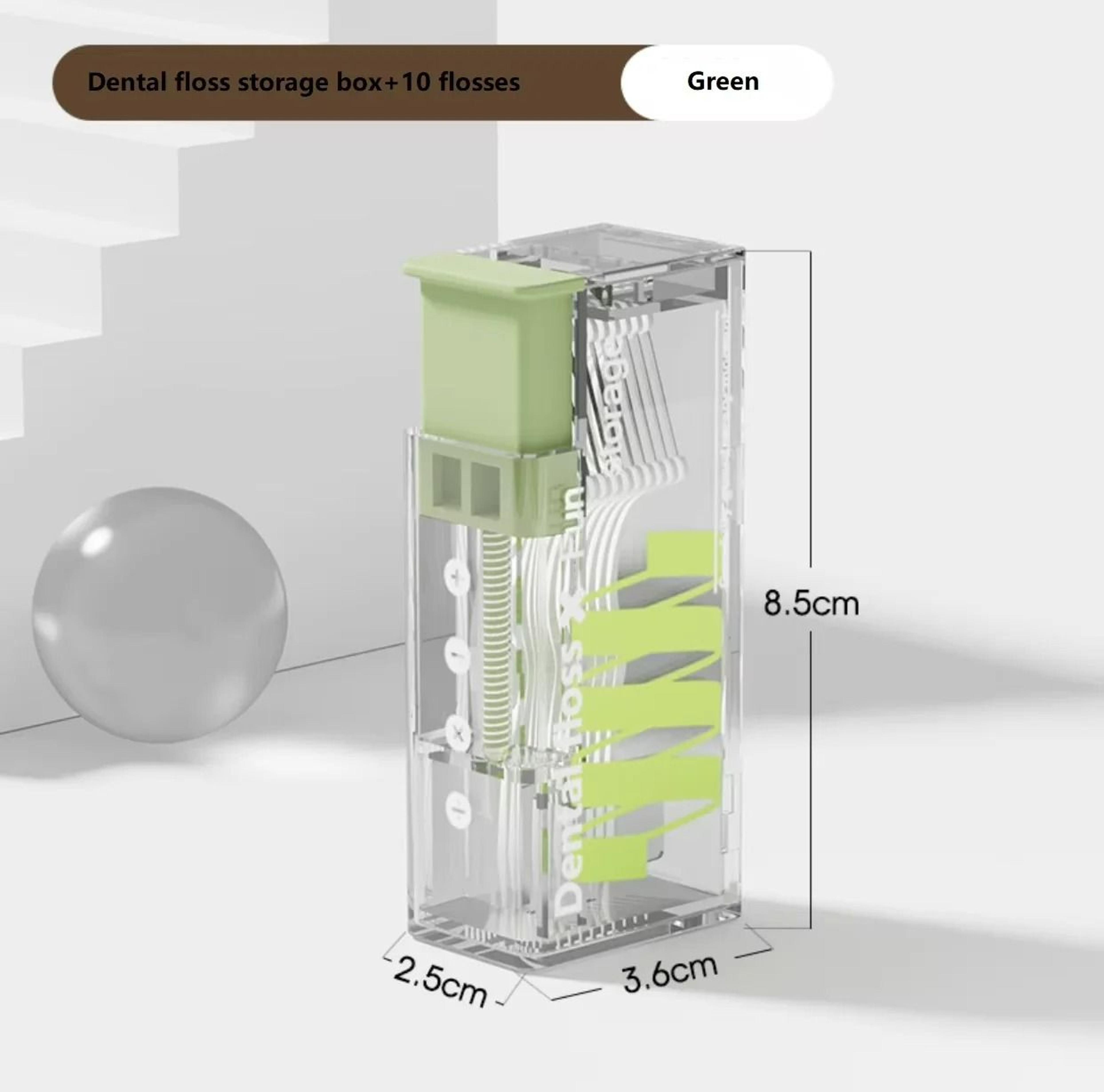 Automatic PopUp Dental Floss Dispenser  Storage Box 8