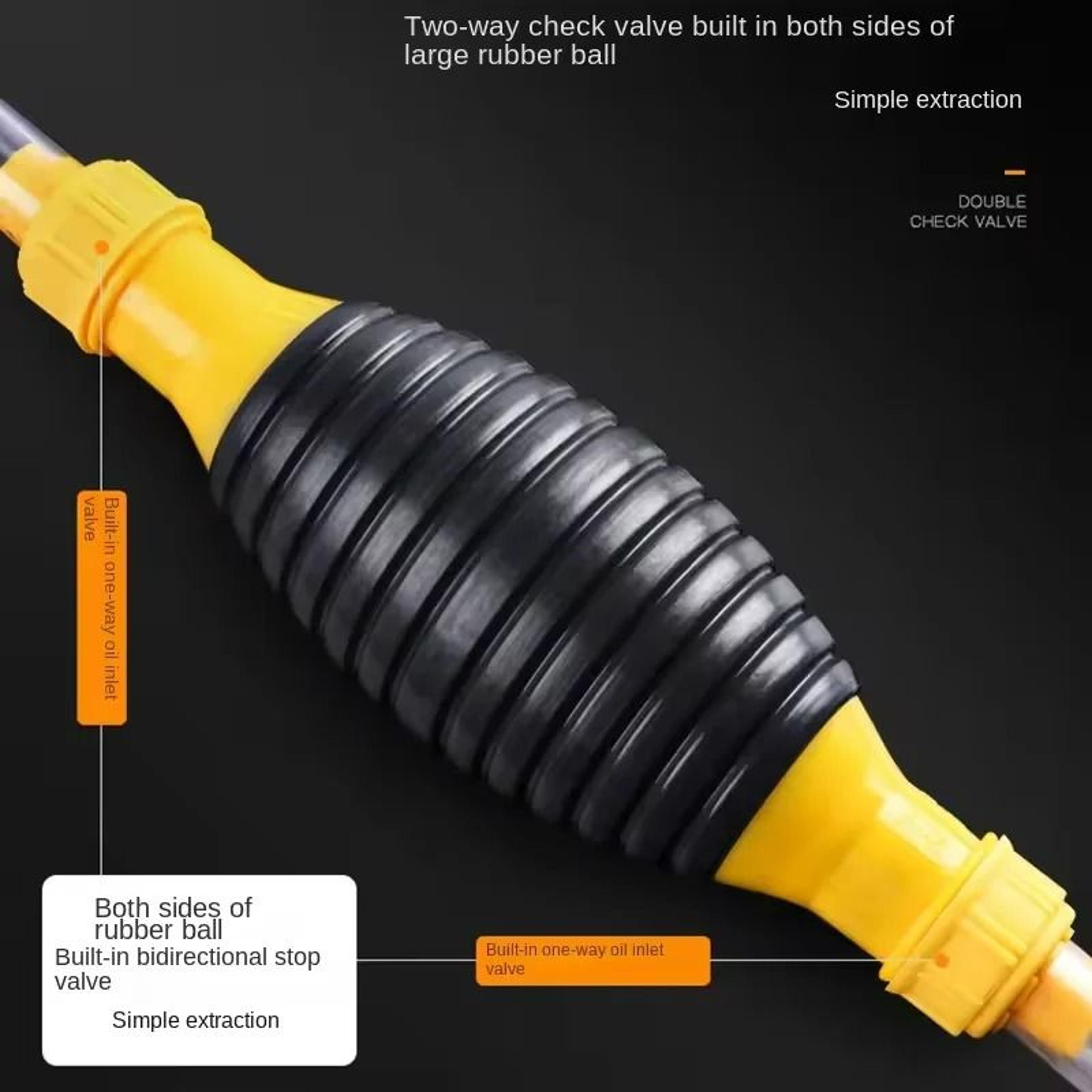 Portable Manual Fluid Siphon  Fuel Transfer Pump 2
