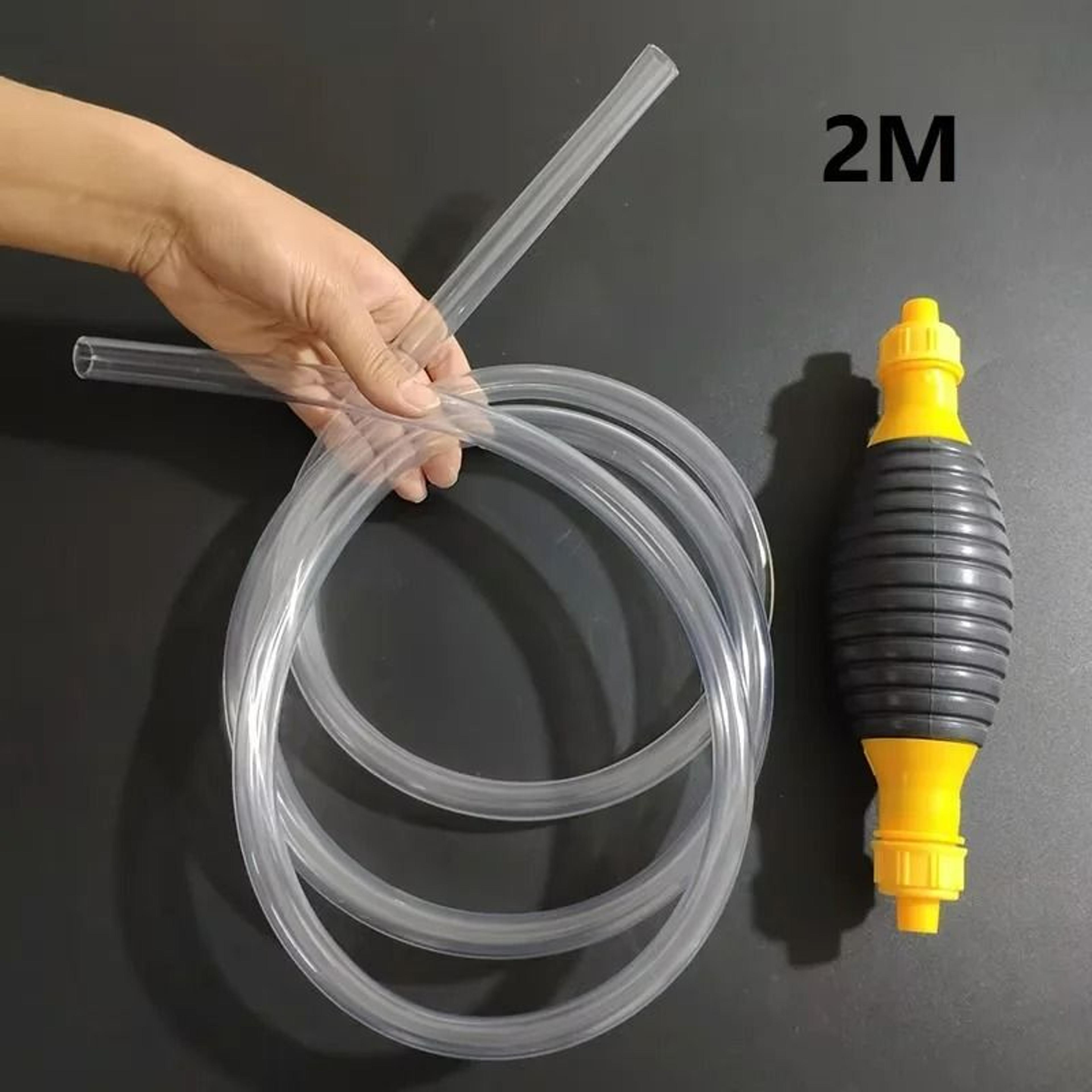 Portable Manual Fluid Siphon  Fuel Transfer Pump 8