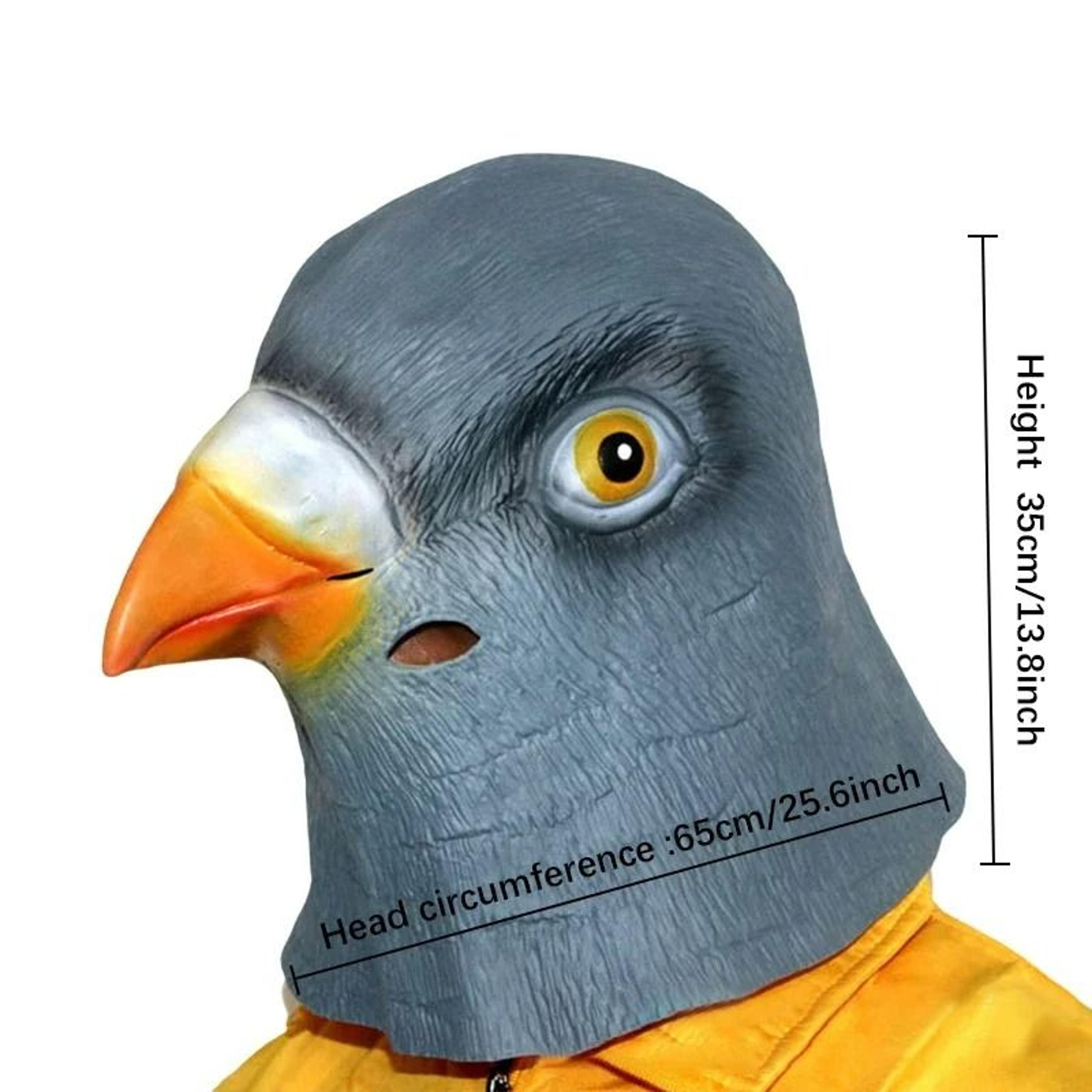 Funny Latex Pigeon Head Mask 7