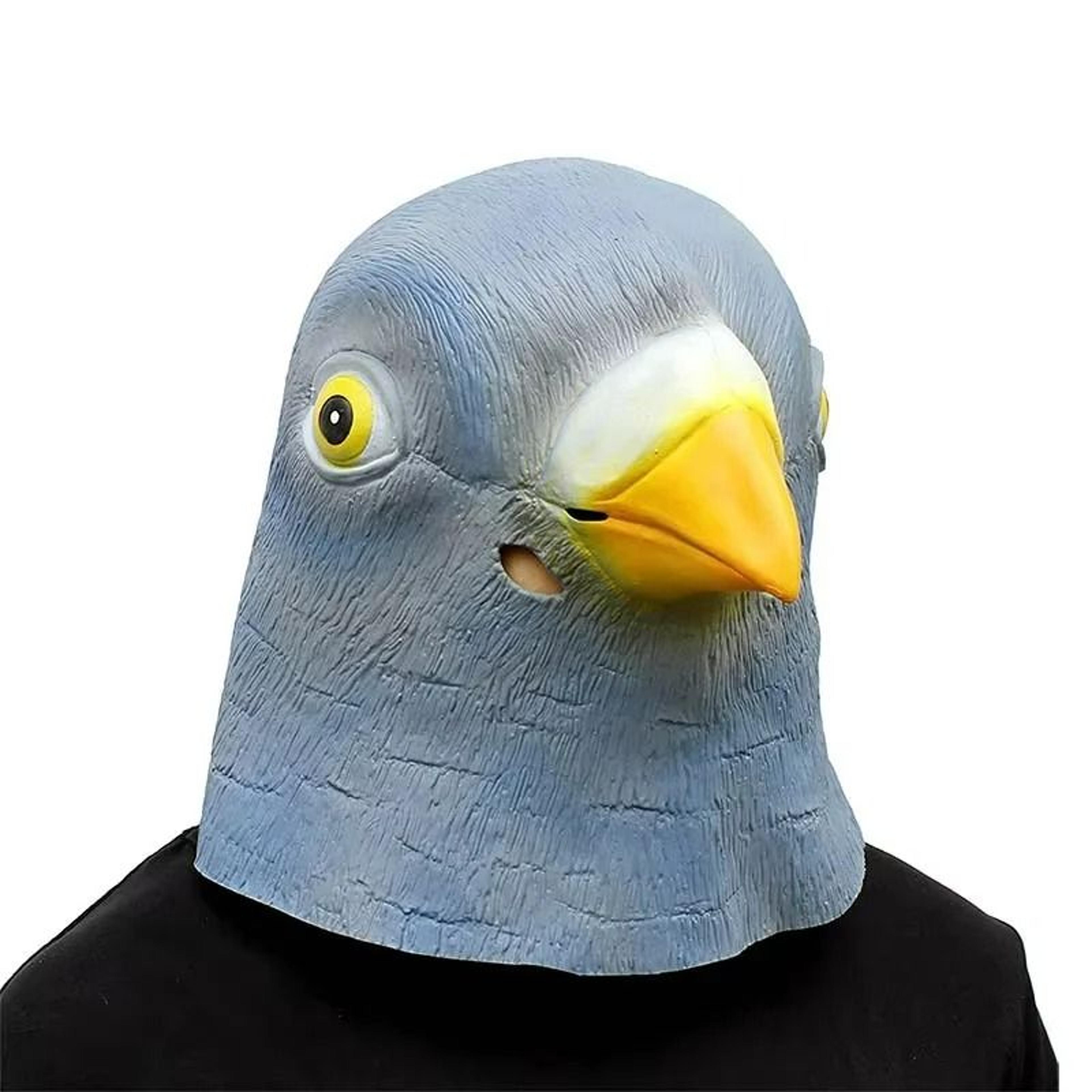 Funny Latex Pigeon Head Mask 2