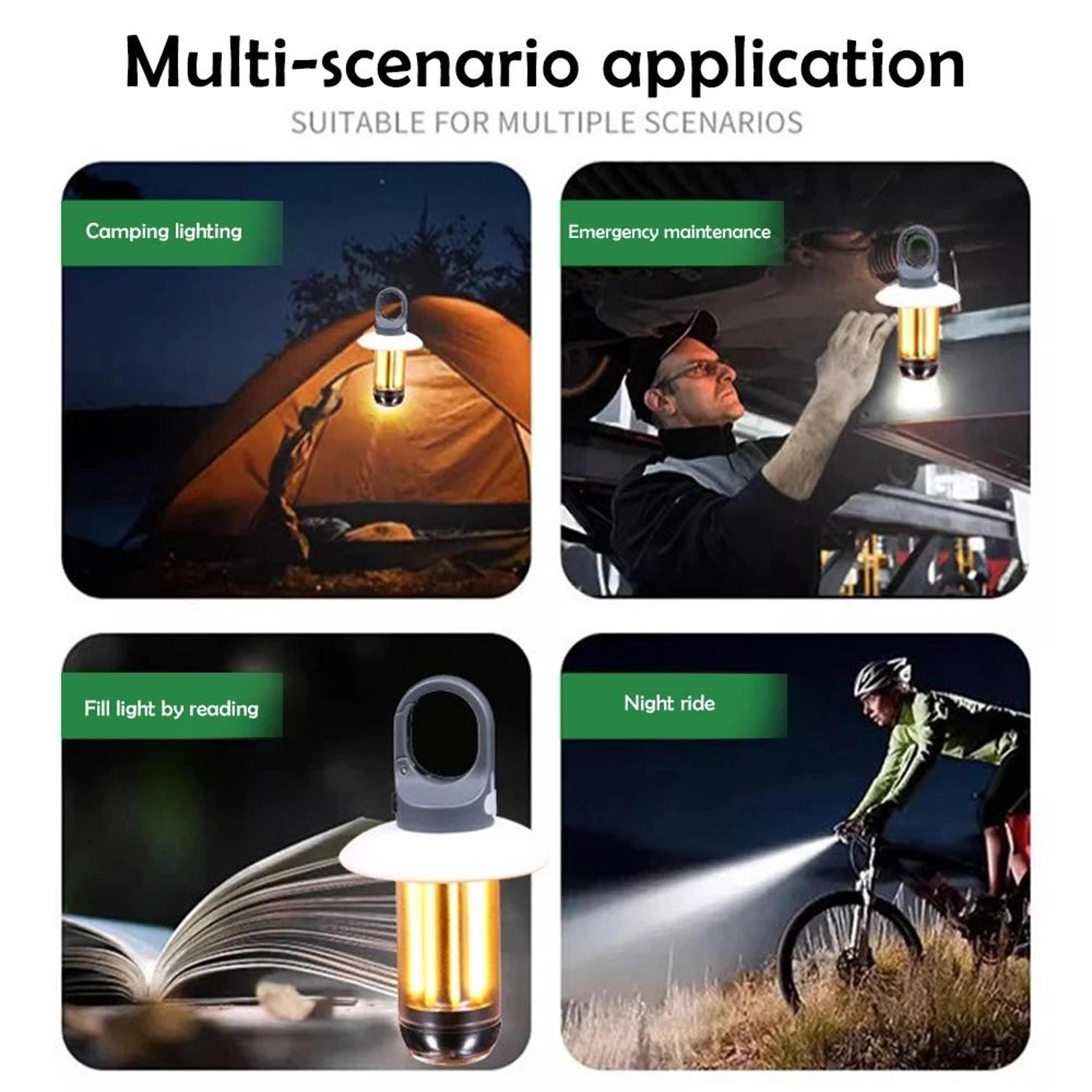LED Rechargeable Camping Lantern  Portable Outdoor Flashlight 5