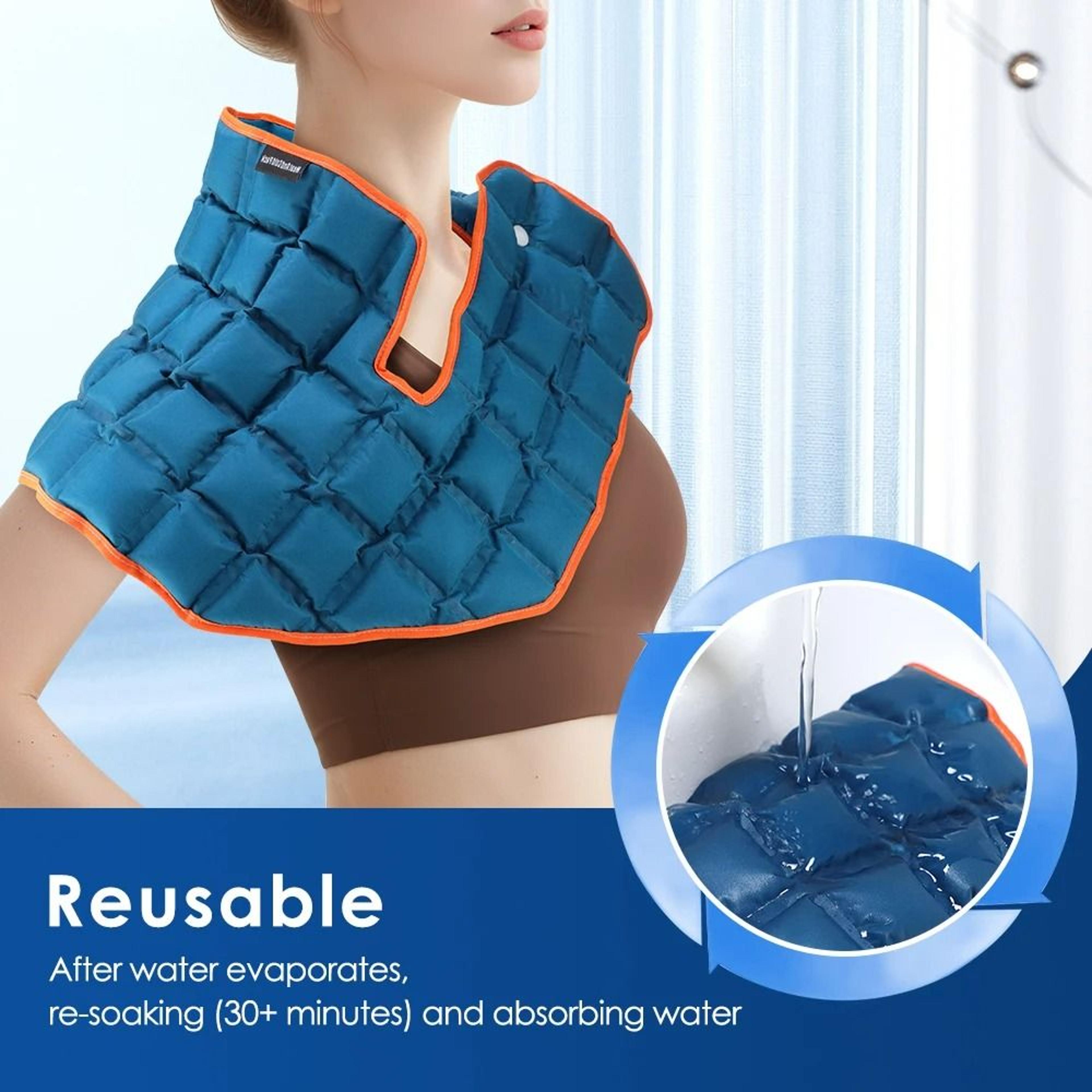 Reusable Shoulder Neck  Back Hot  Cold Therapy Wrap 4