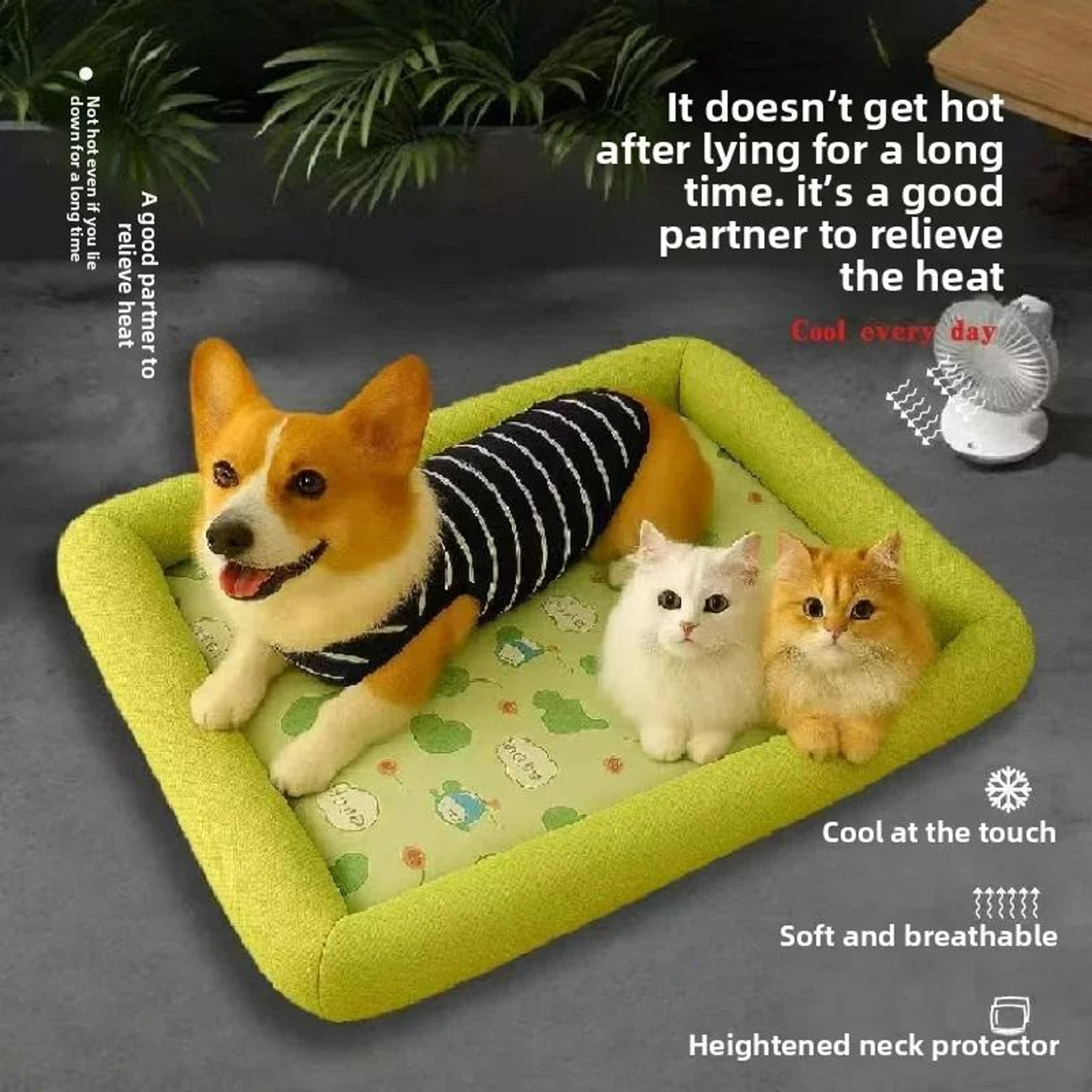 SelfCooling Summer Pet Bed Mat  Sofa Blanket 3