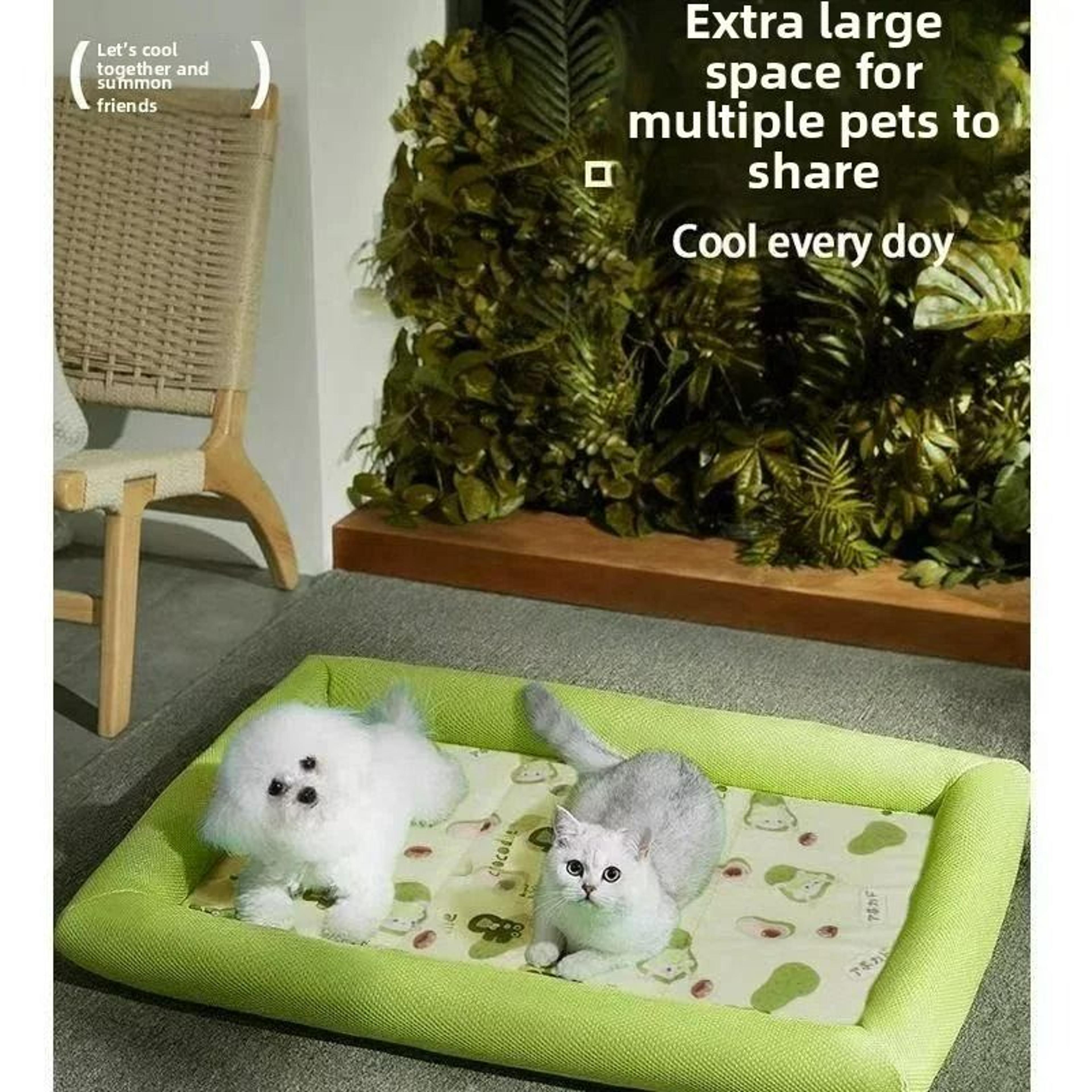 SelfCooling Summer Pet Bed Mat  Sofa Blanket 1