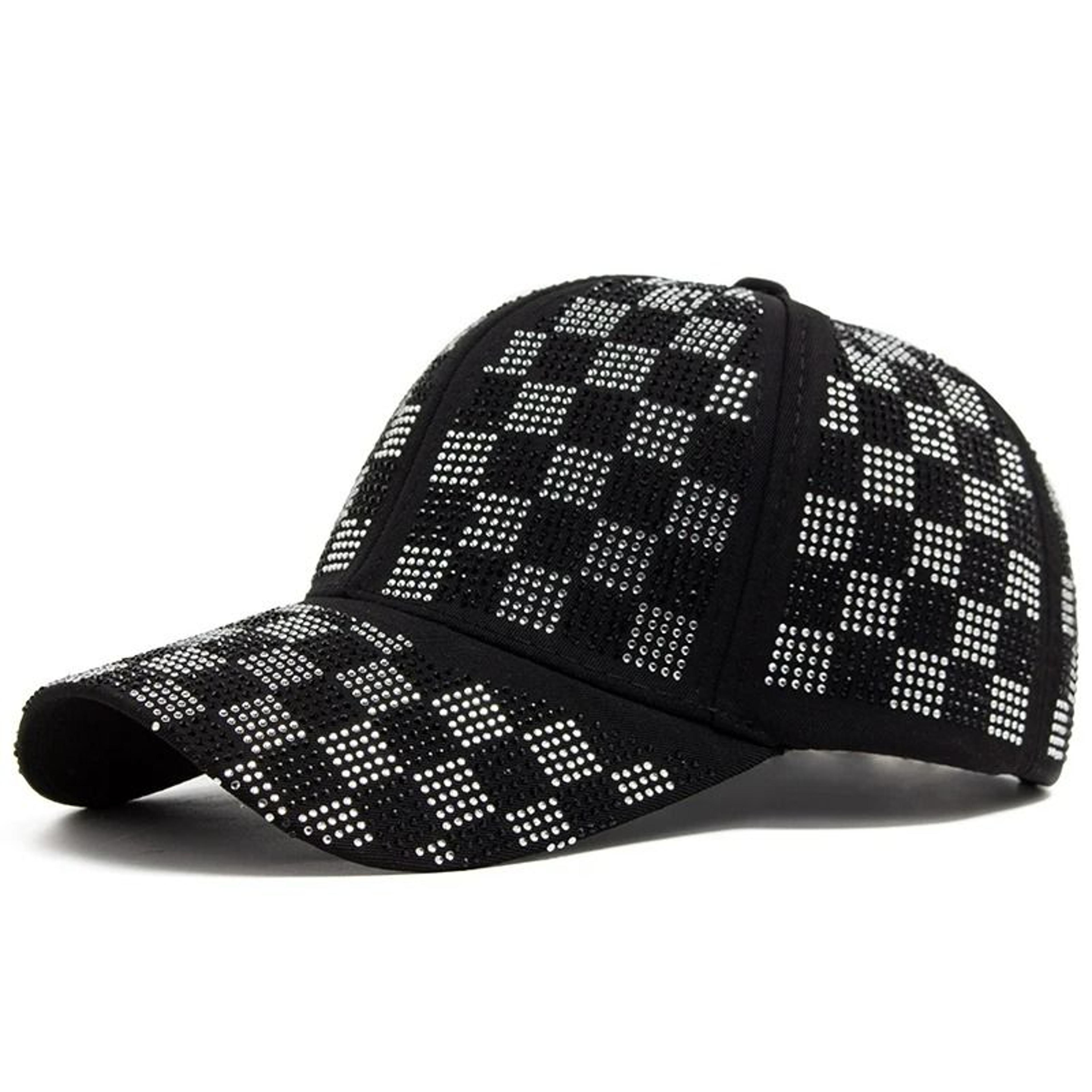 women's glamour rhinestone fashion baseball cap