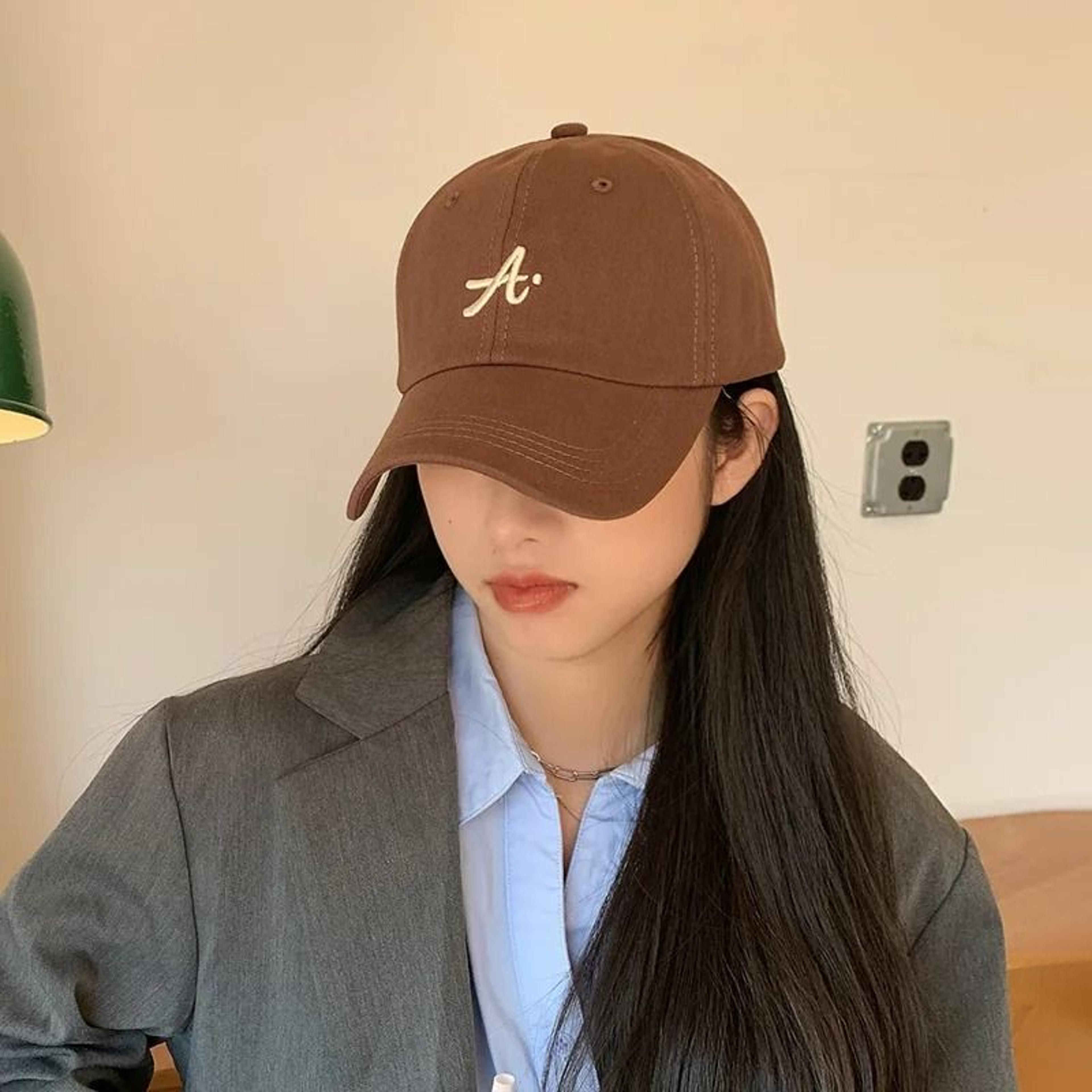 retro street 3d letter embroidered baseball cap