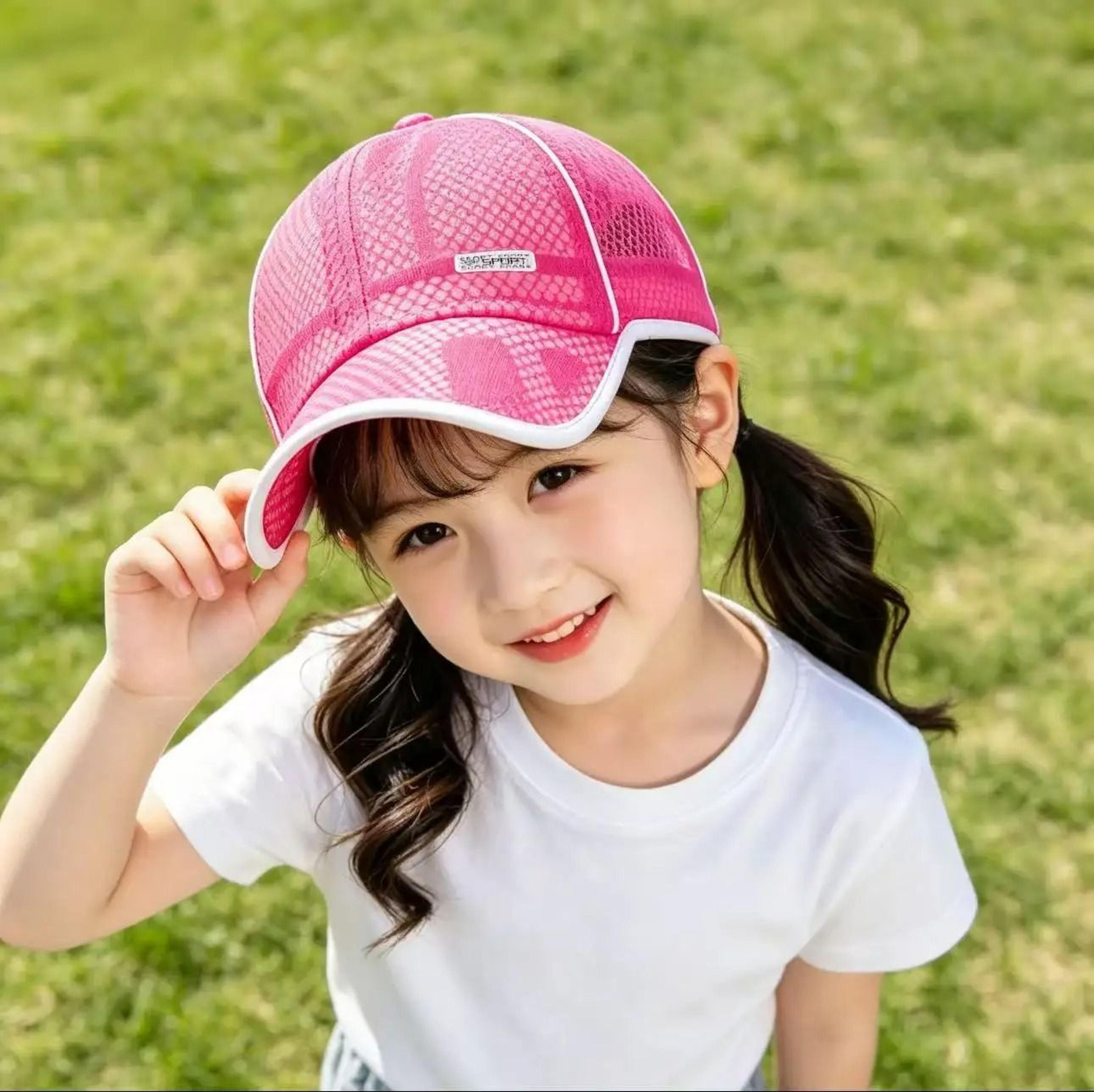 unisex family outdoor breathable mesh sun protection baseball cap