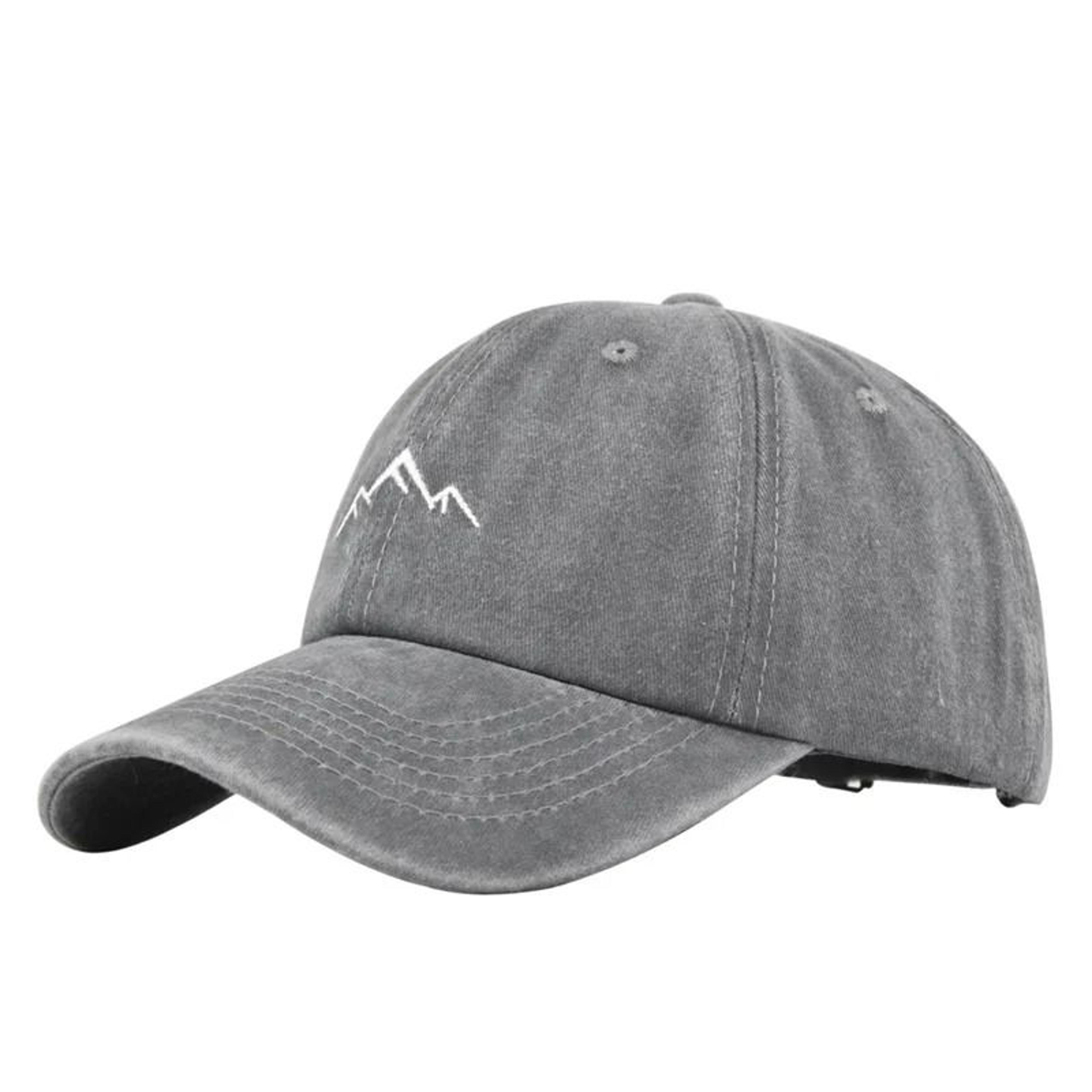 Retro Washed Cotton Mountain Embroidered Baseball Cap 7