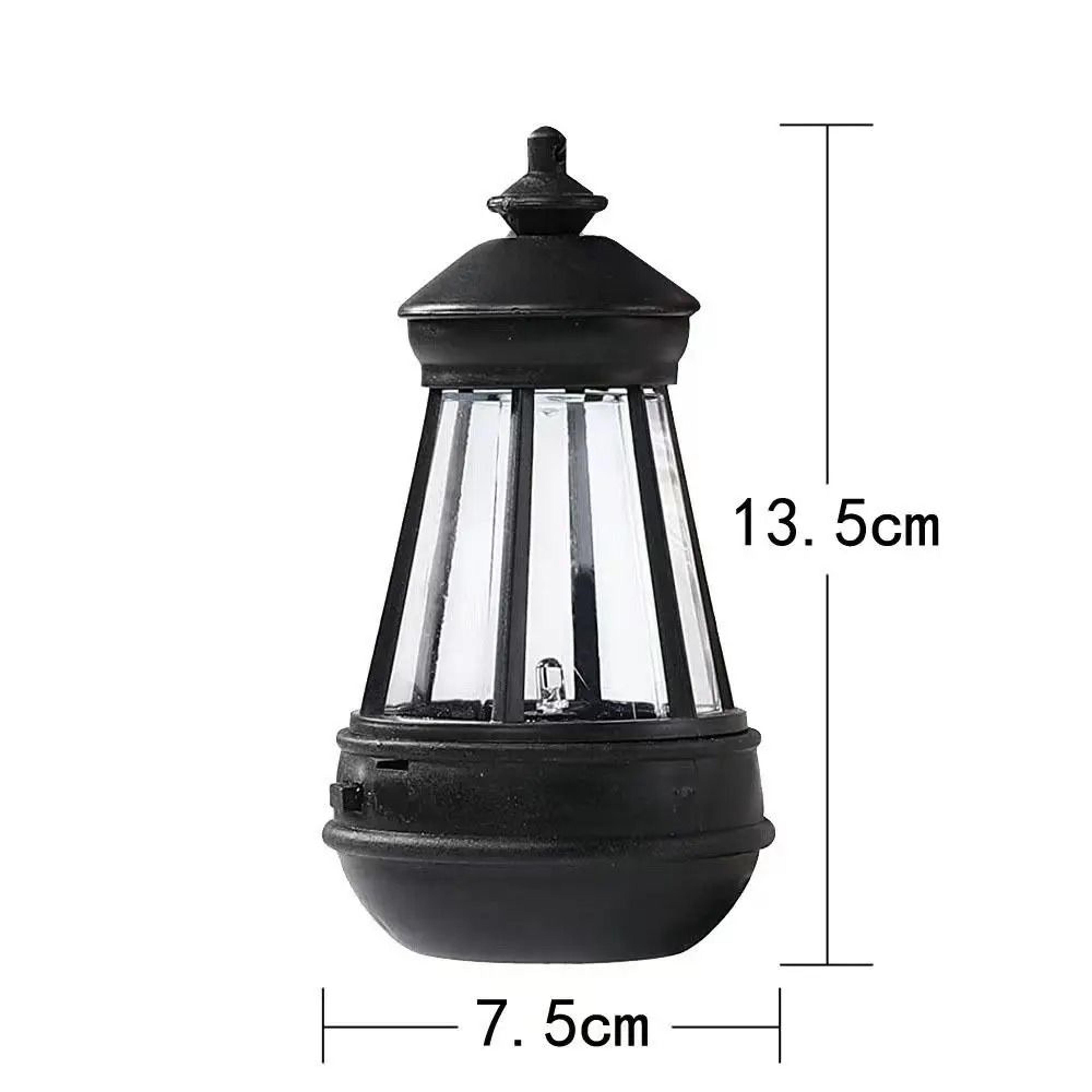 Outdoor SolarPowered Hanging Lighthouse Decor Lantern 5
