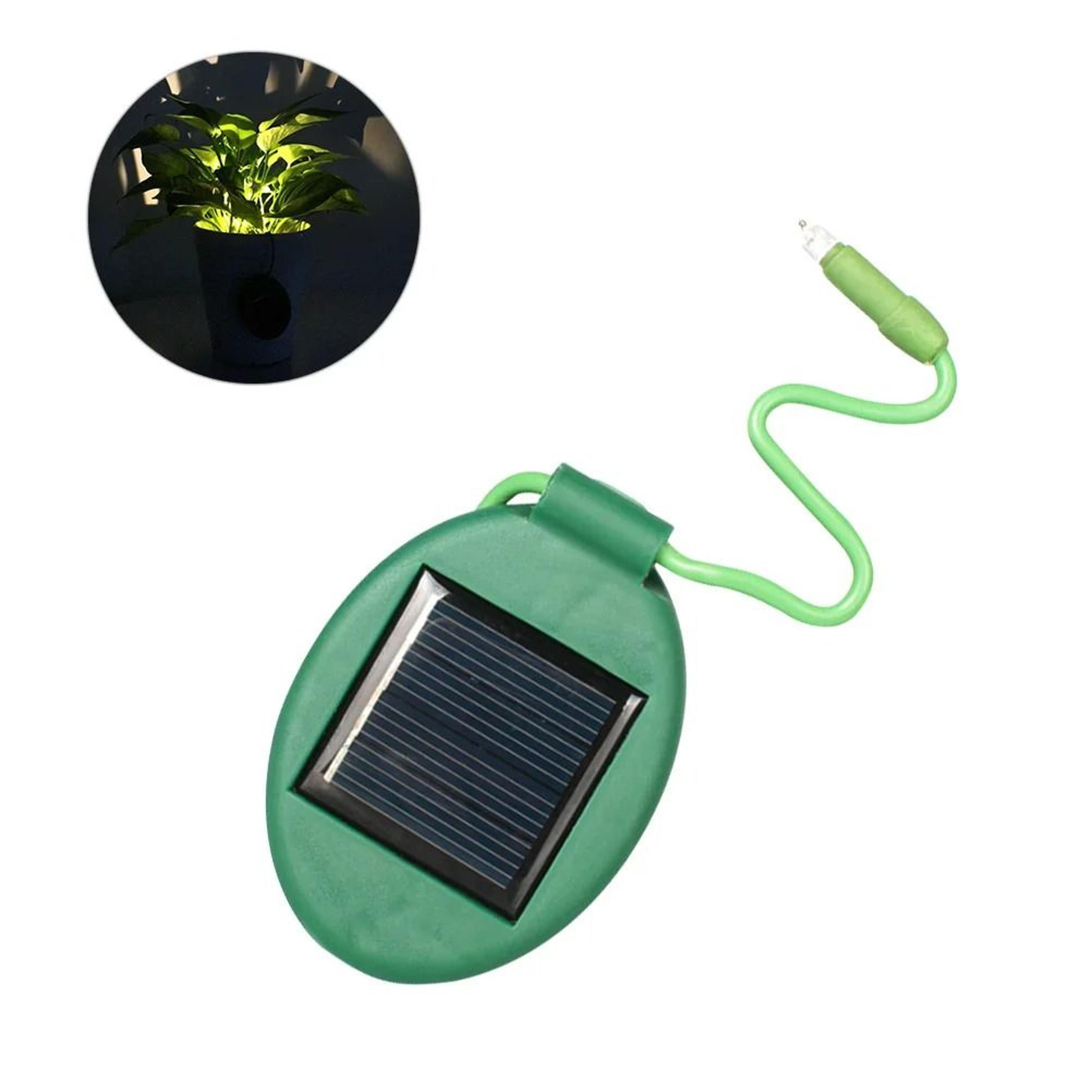 Mini Solar Flower Pot  Planter Spotlights 2Pack 0