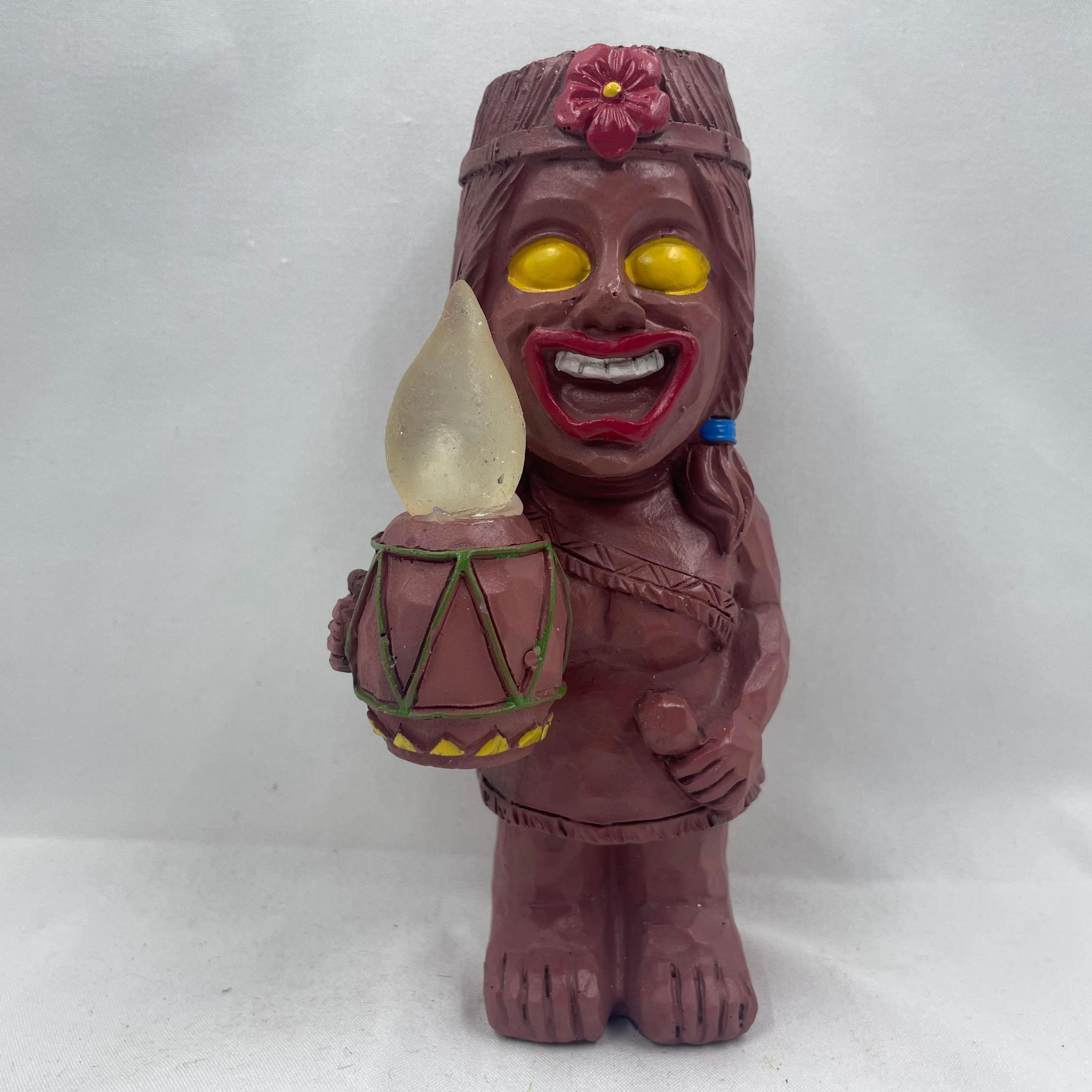 Outdoor Solar Tiki Totem Statue Garden Light 4