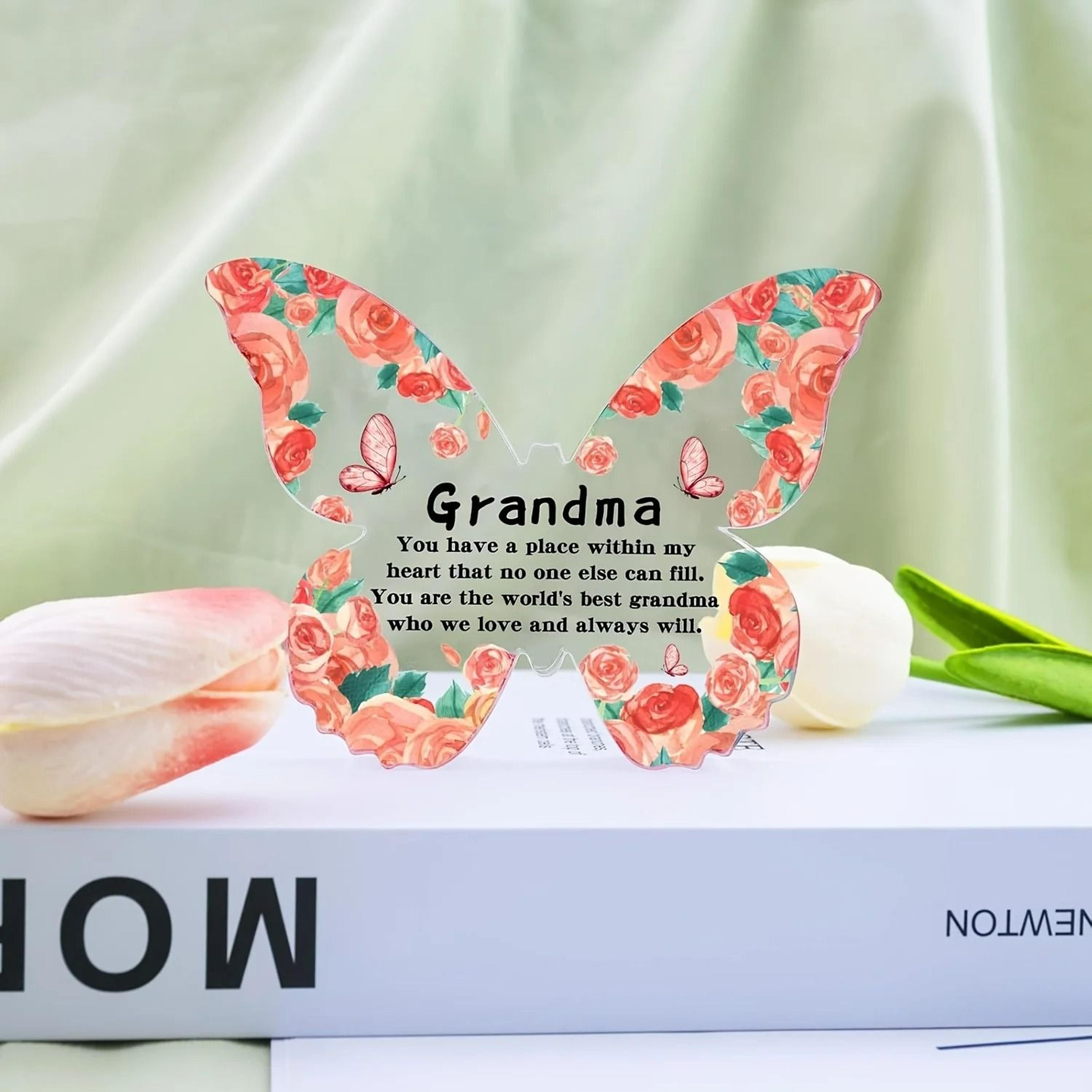 Unique ButterflyThemed Grandma Keepsake  Desktop Decor 3