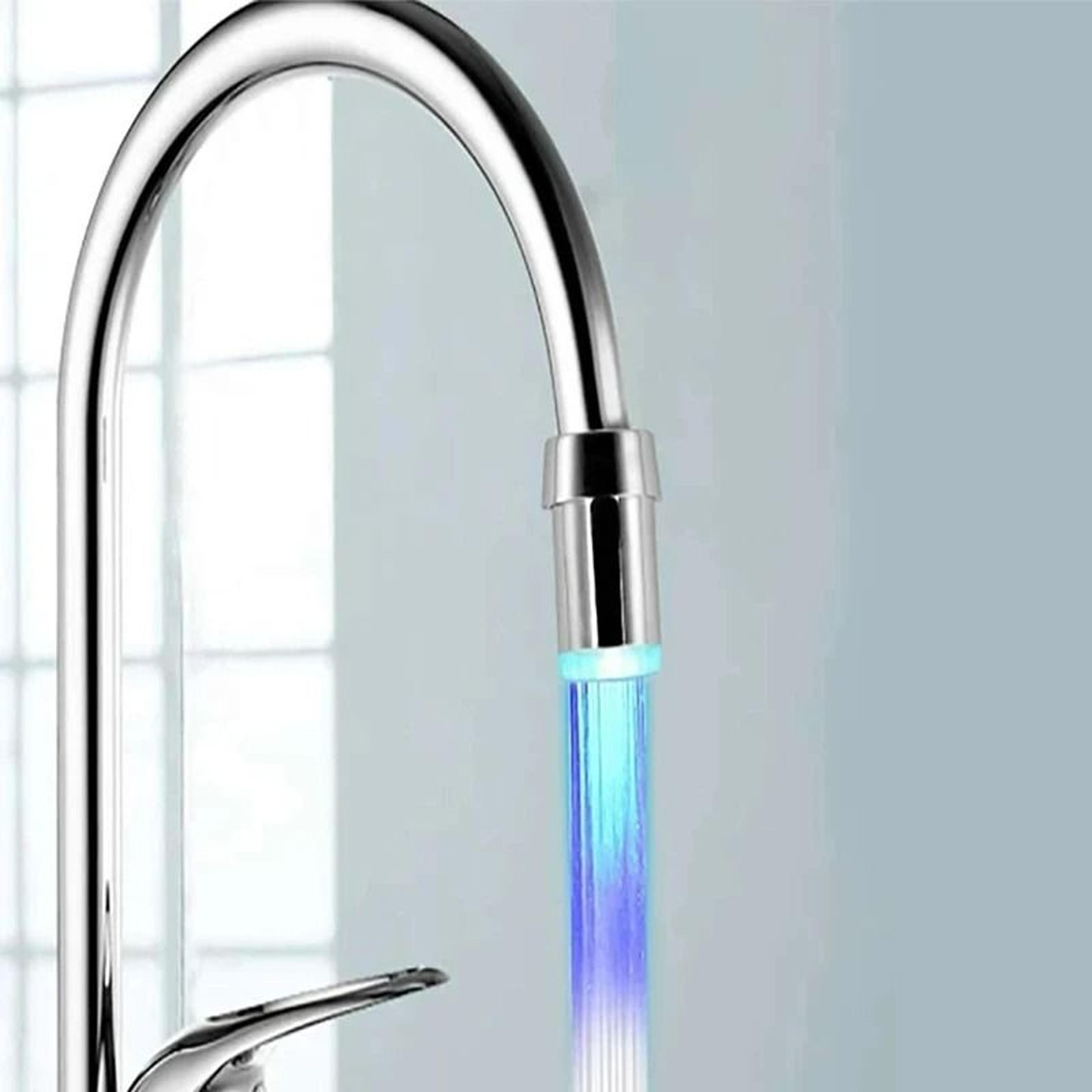RGB 7Color LED Faucet  Water Stream Night Light 6