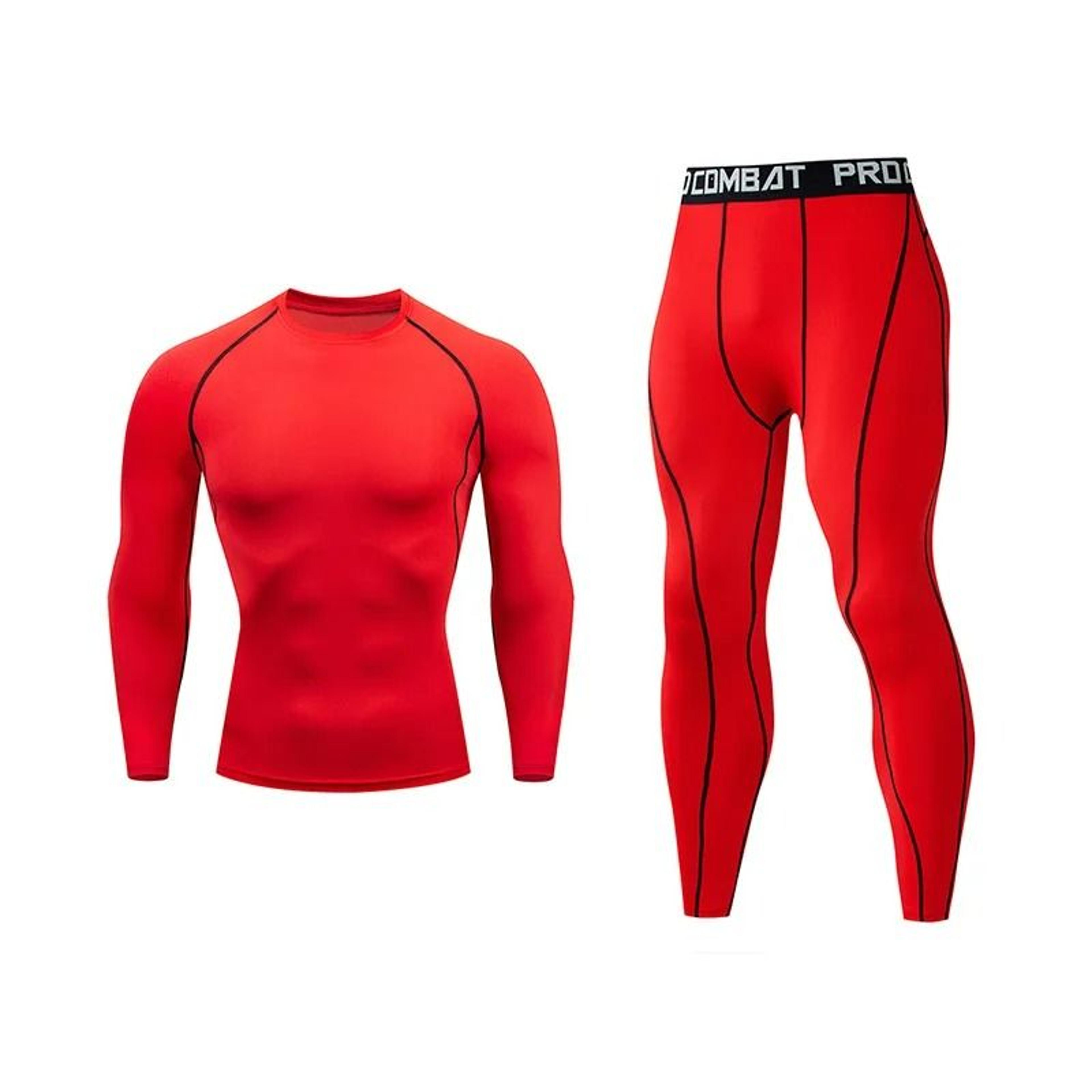 Mens QuickDry Compression Tops  Pants Performance Set 5