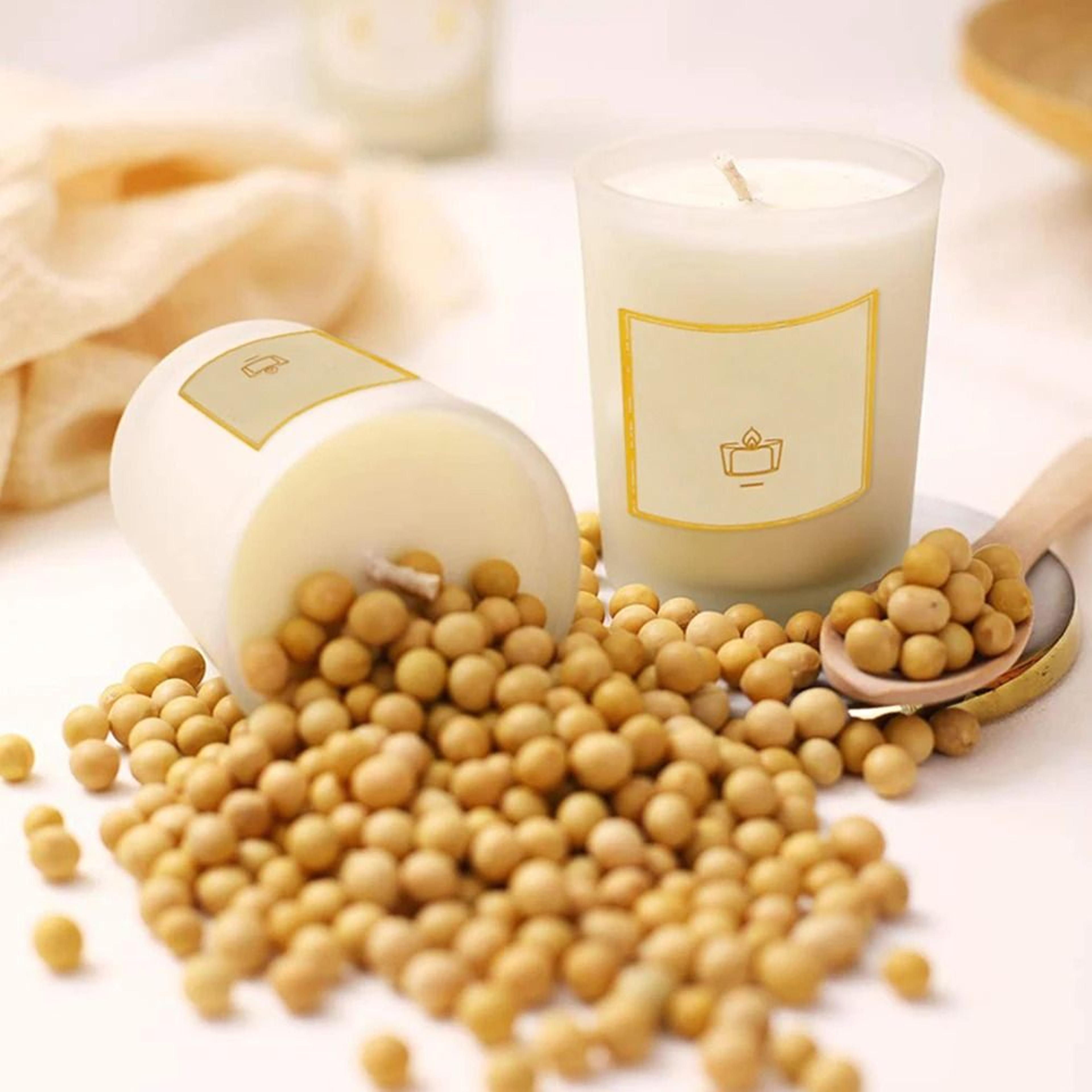 Pure Natural Soy Wax Flakes For Candle Making 1