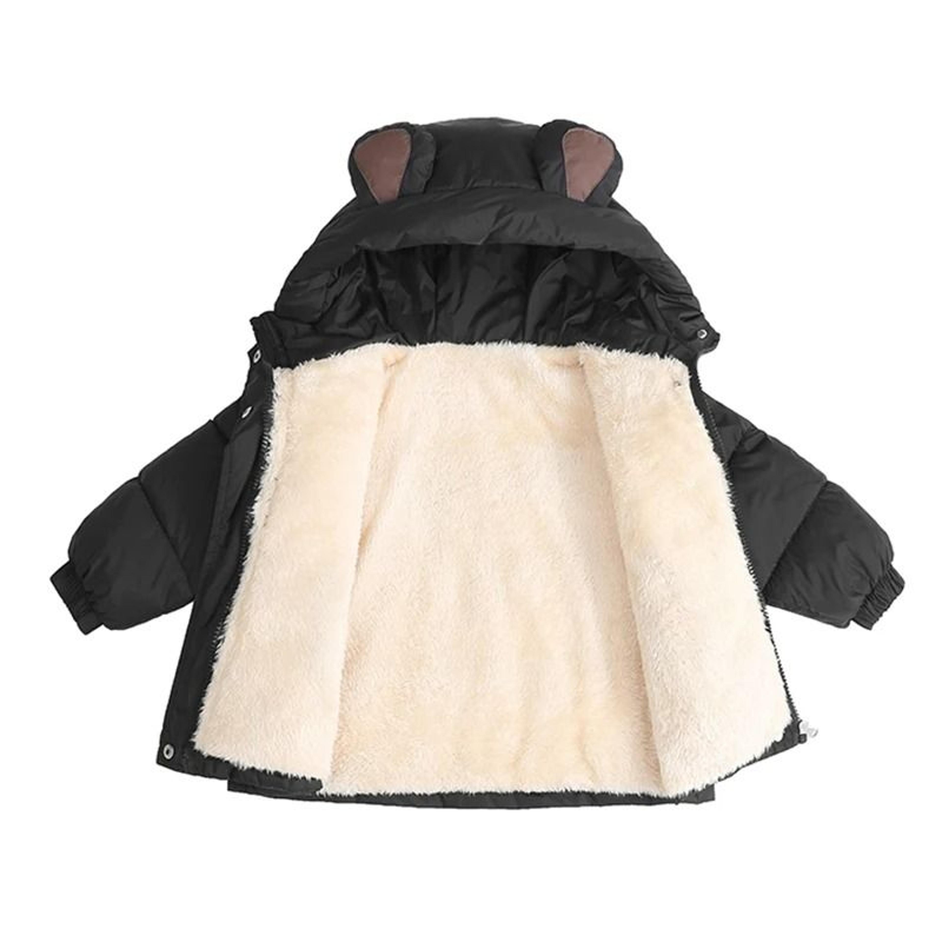 Kids Hooded Thickened DownCotton Winter Puffer Jacket 2