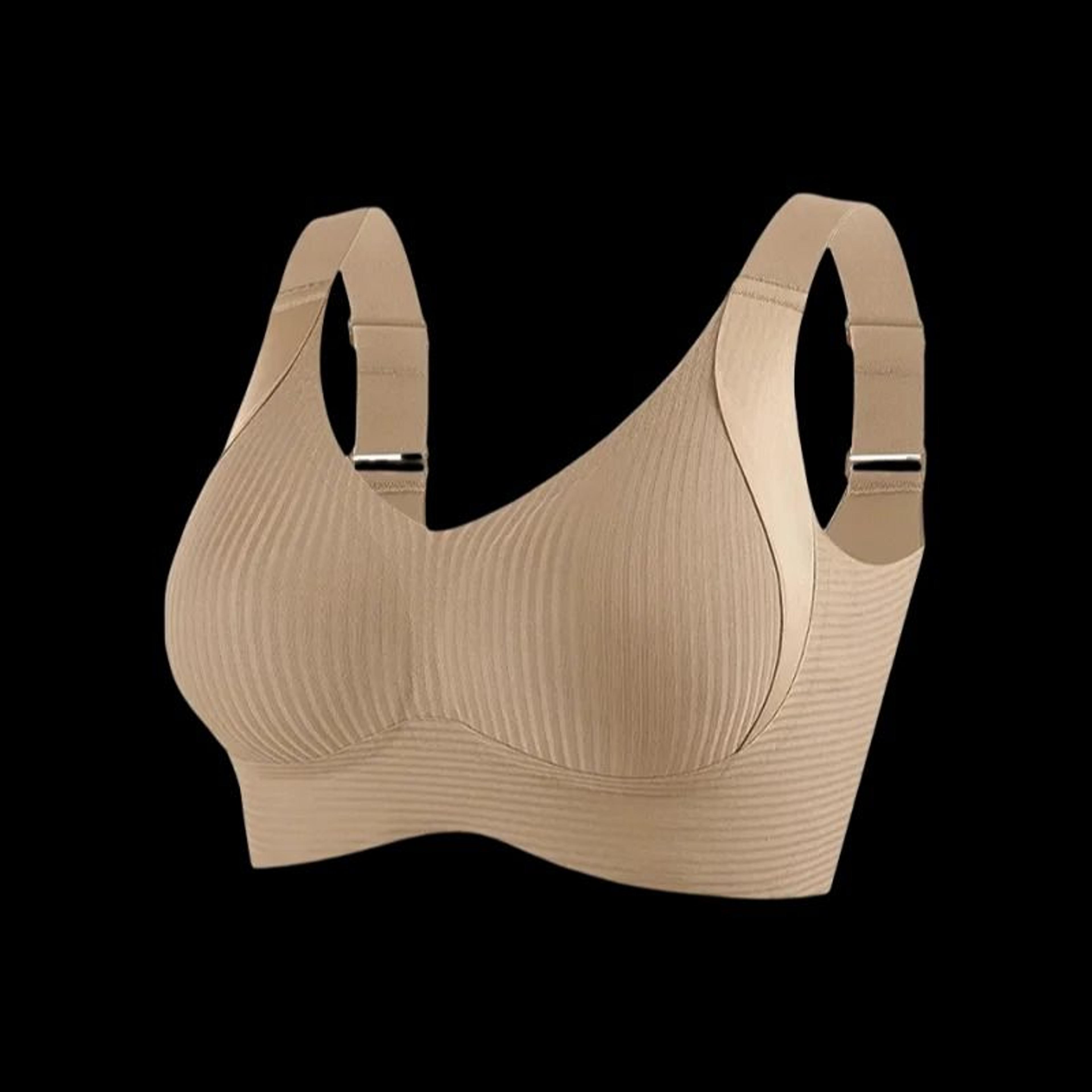Plus Size Womens Seamless Wireless Lift Comfort Bra 9