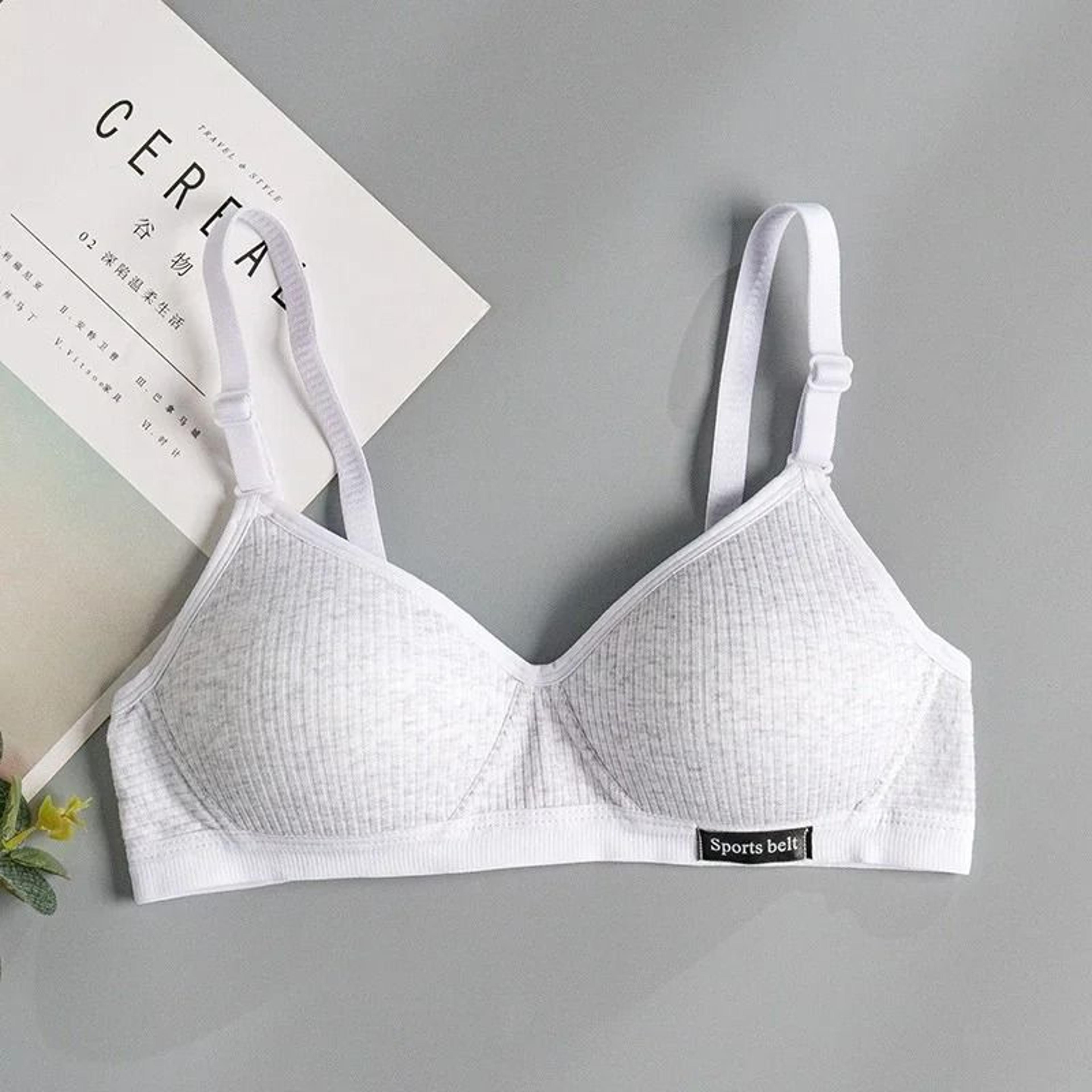 Womens Wireless VNeck Gathering Comfort Bra 7