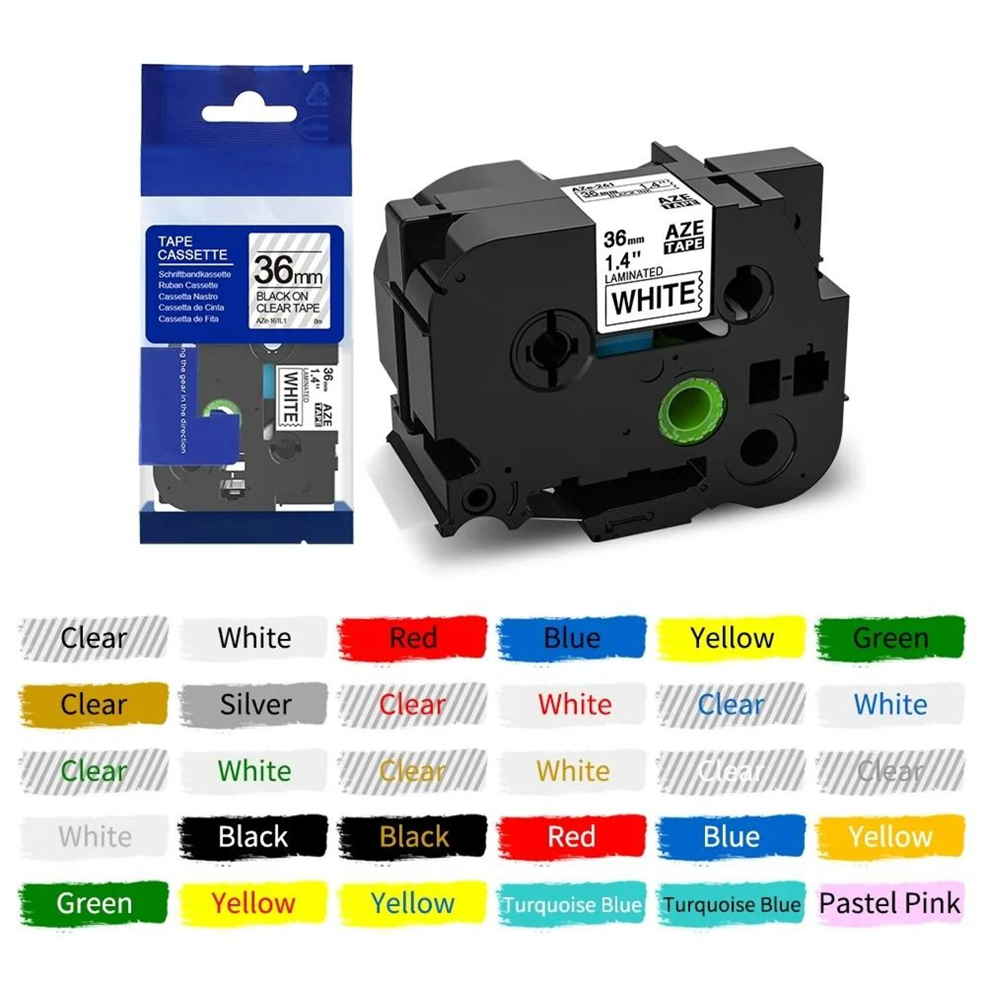 Wide Laminated Thermal Label Tape Refill 0