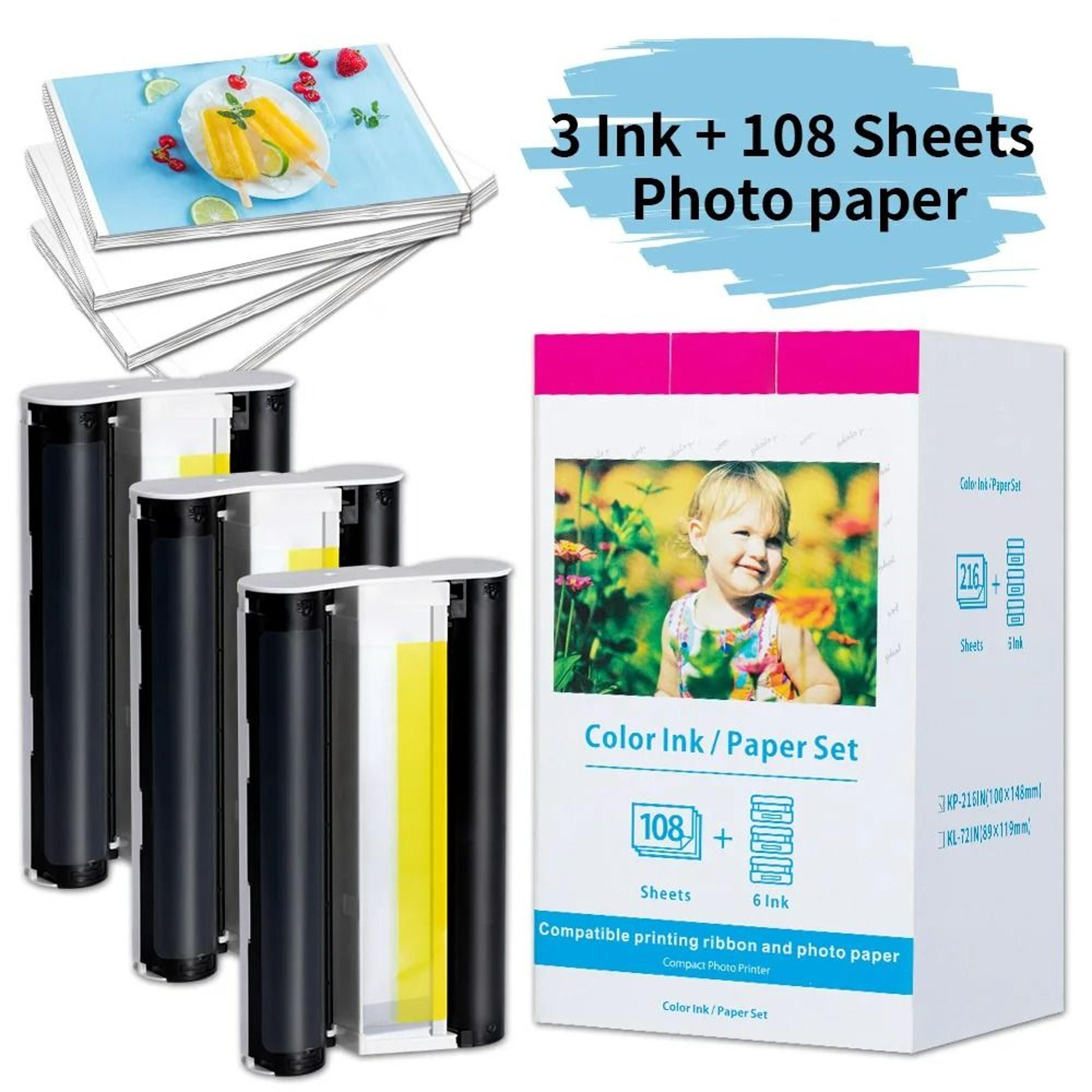Ink Ribbon  Photo Paper Pack 1