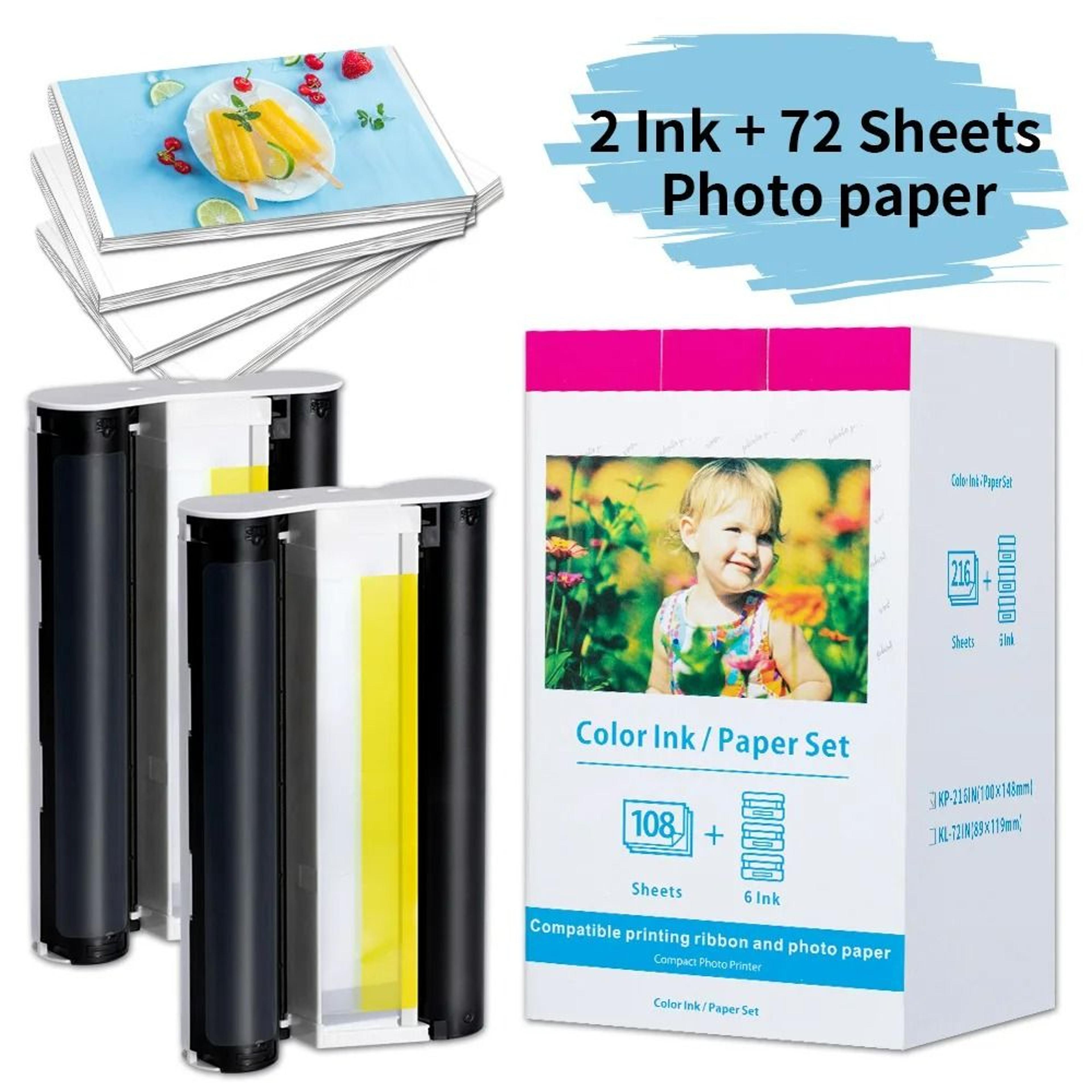 Ink Ribbon  Photo Paper Pack 10