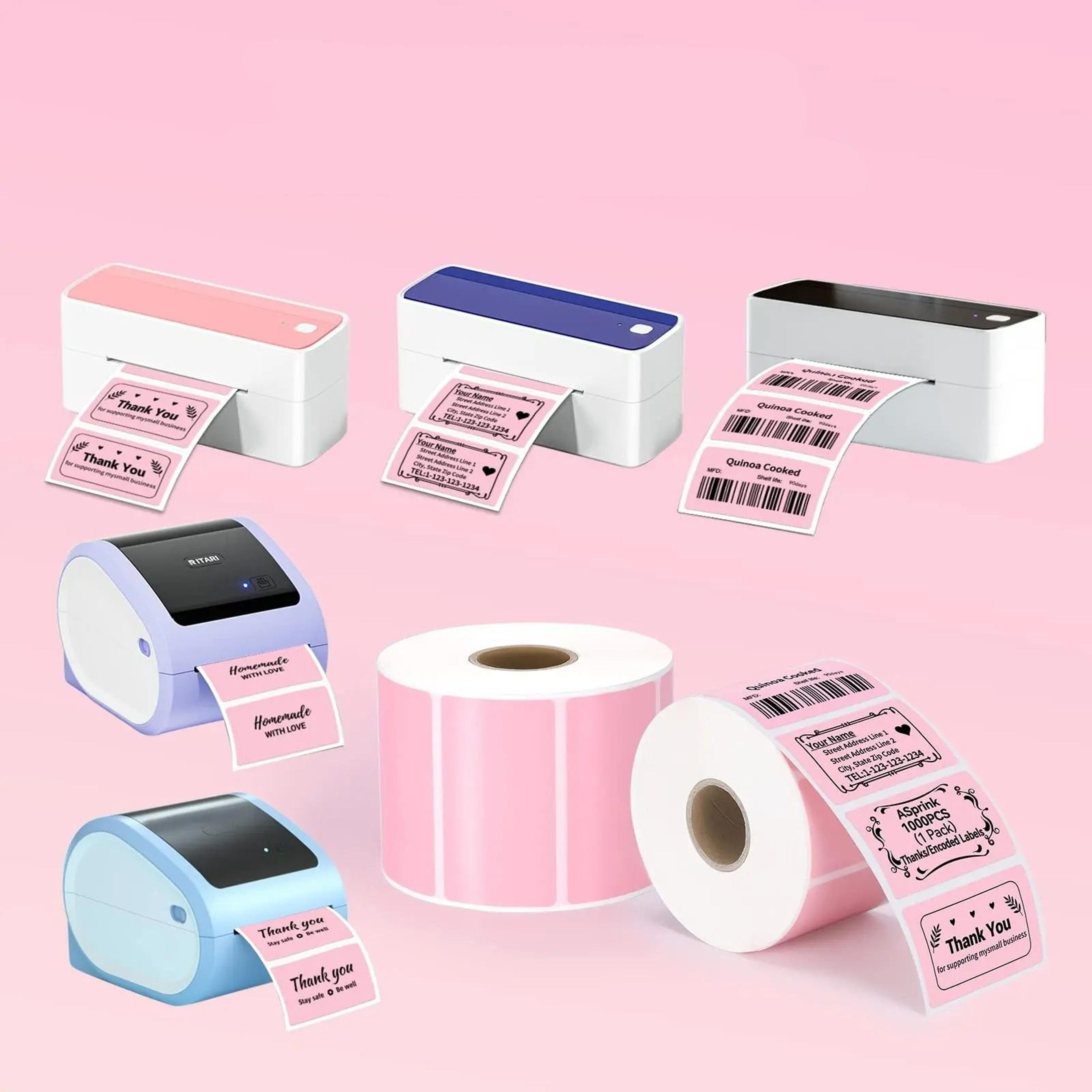 Direct Thermal SelfAdhesive Rectangular Sticker Labels 0