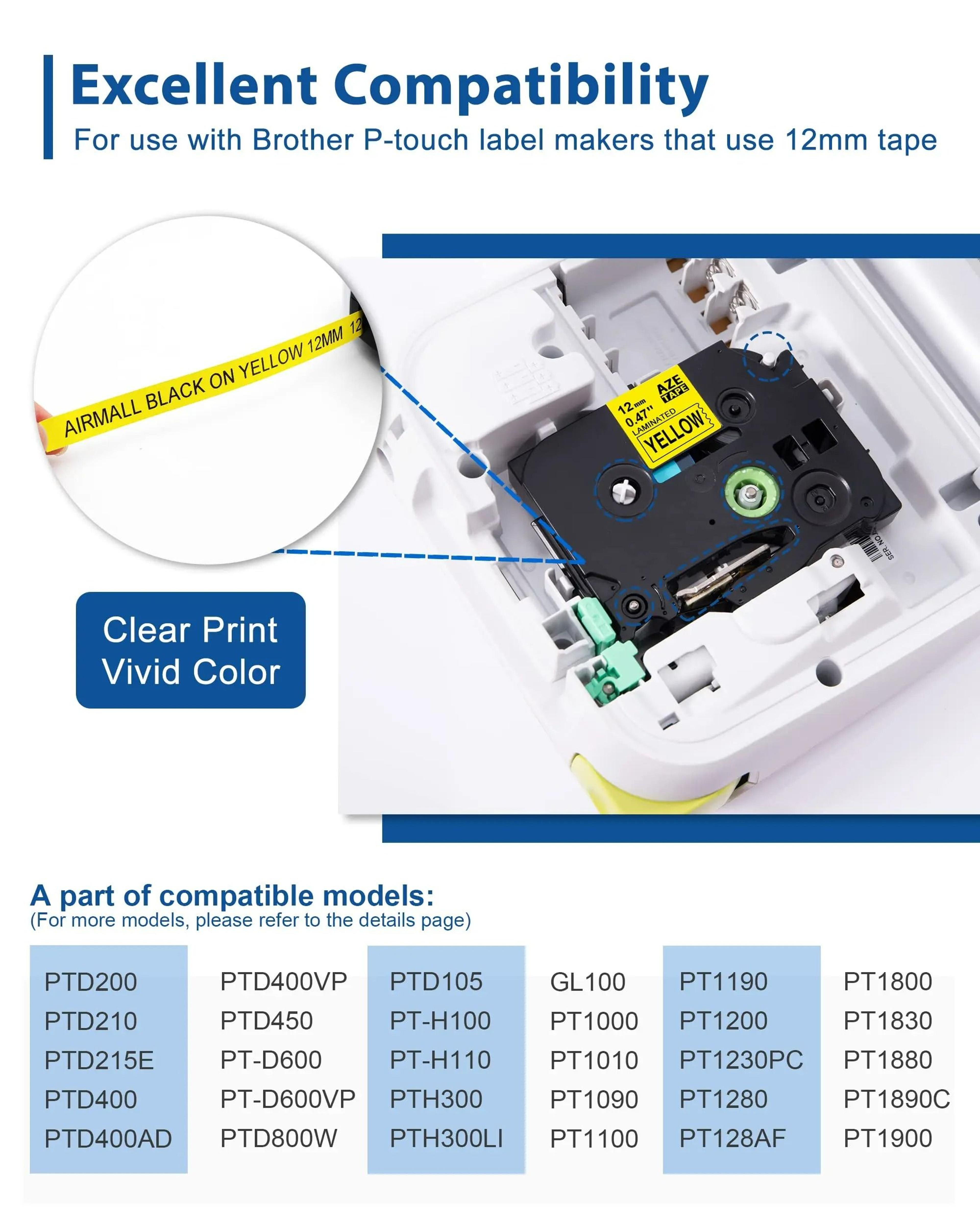 6Pack Laminated Thermal Label Tape 3