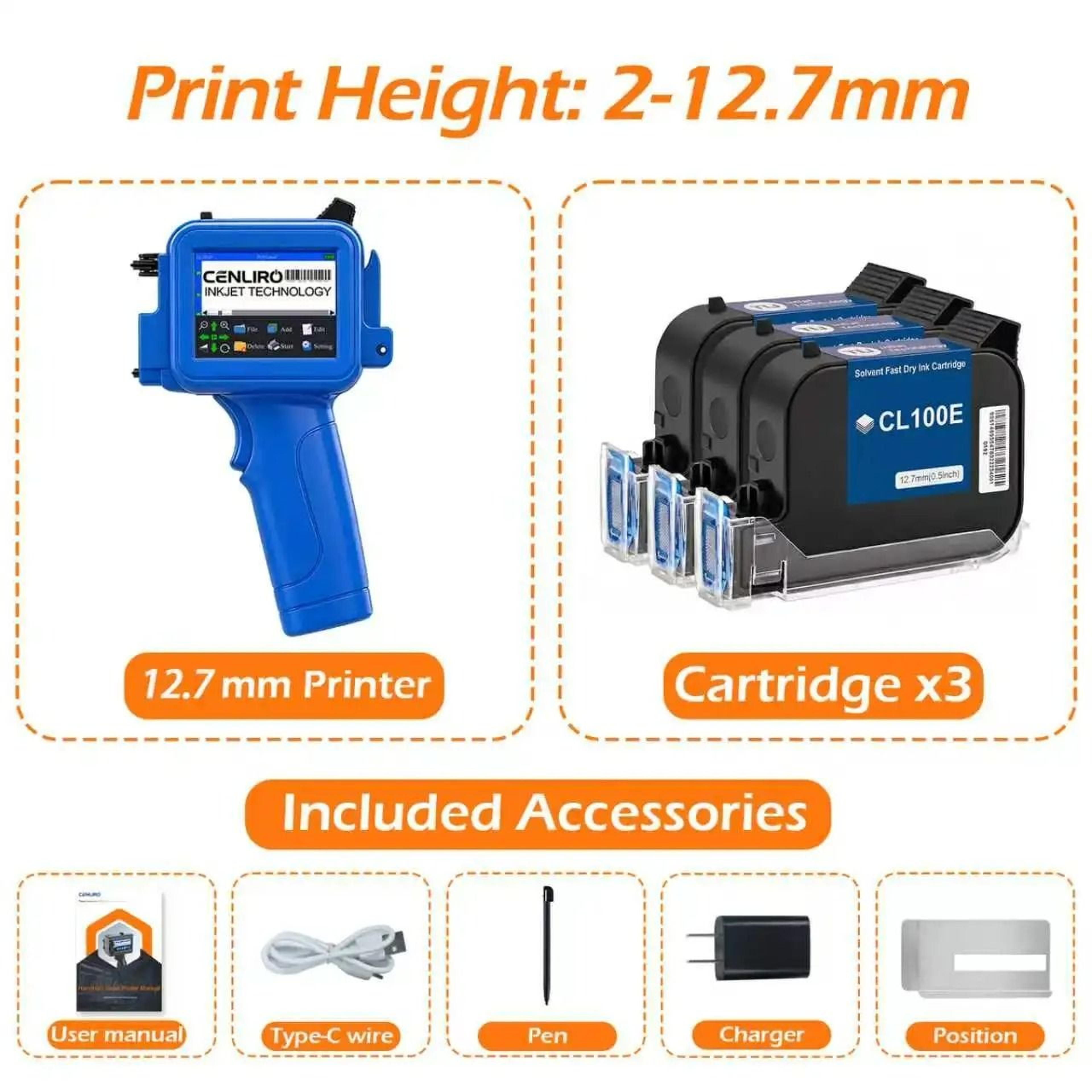 Handheld Handheld Inkjet Printer Set 10