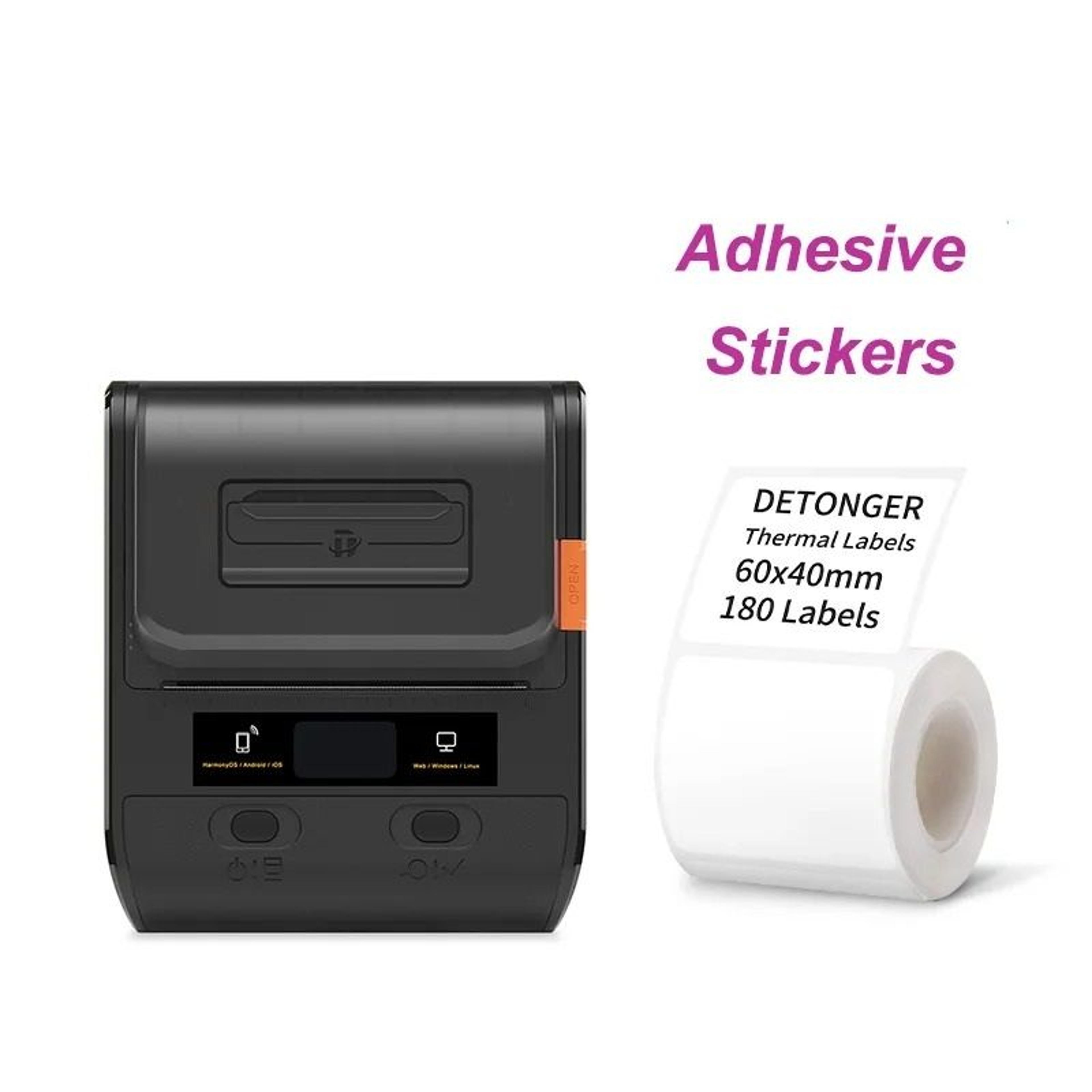 Wireless Desktop  Portable Thermal Label Printer 9