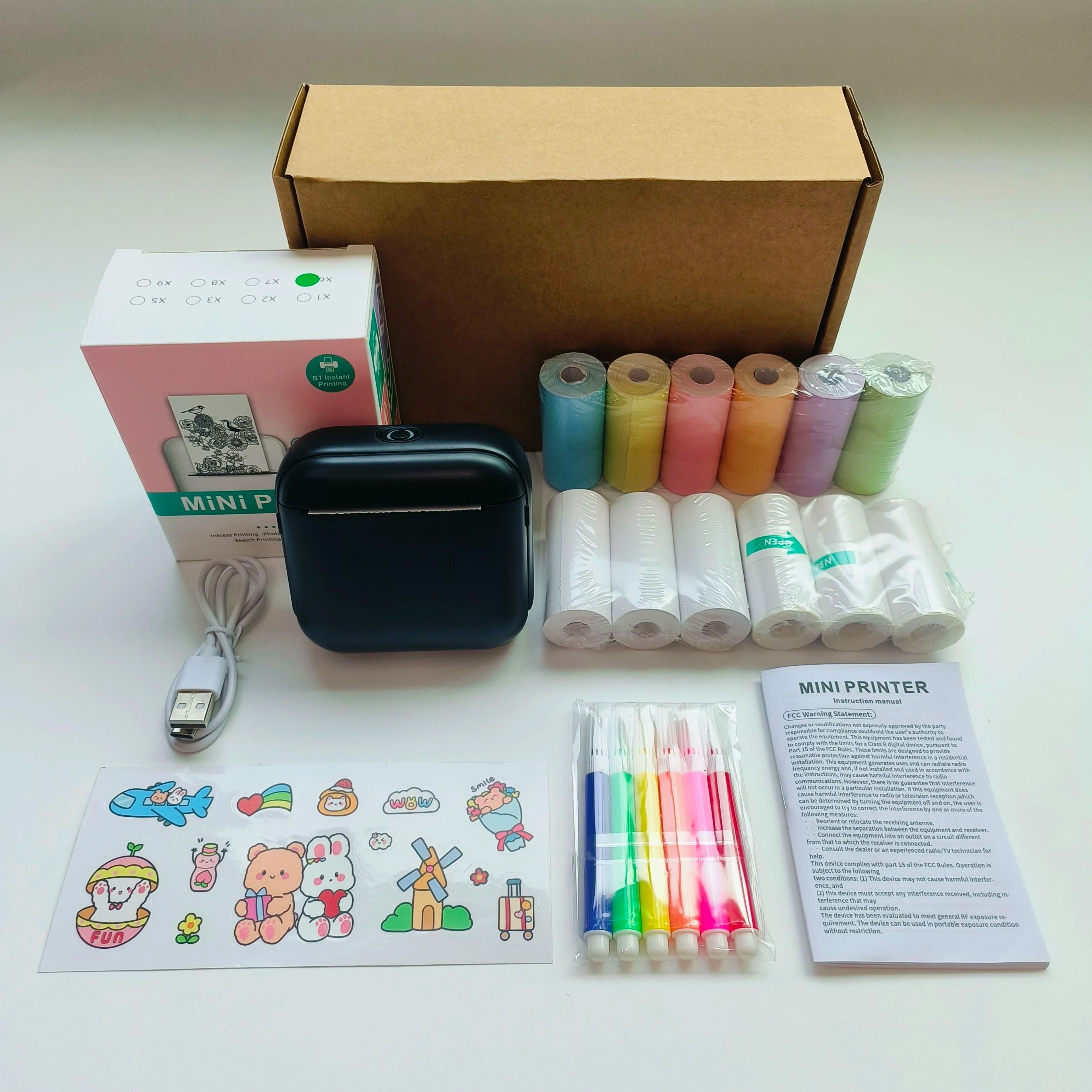 Wireless Mini Thermal Label Maker Kit 203 DPI HD 11